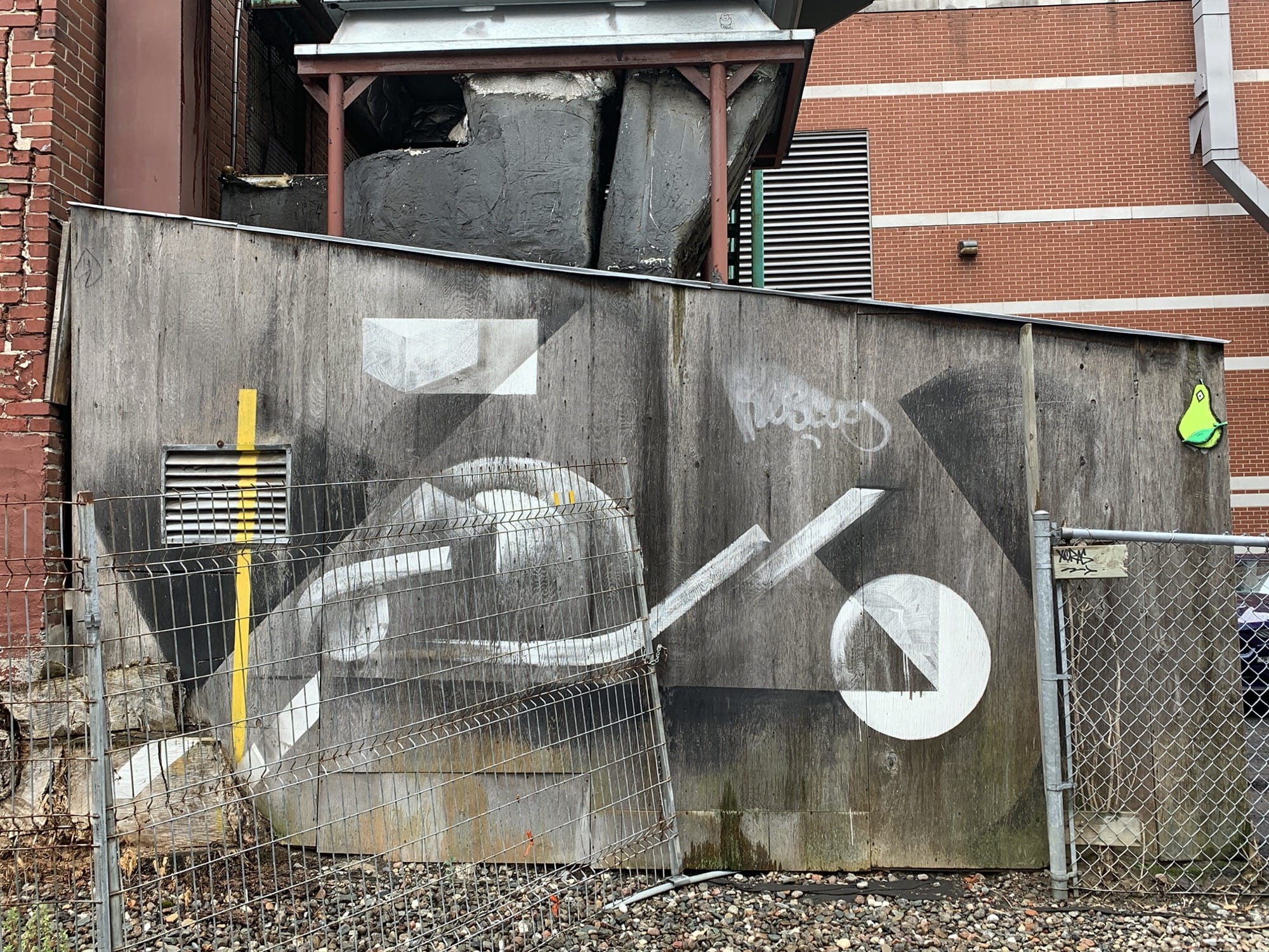 Graffiti 2087  capturé par Rabot à Montréal Canada