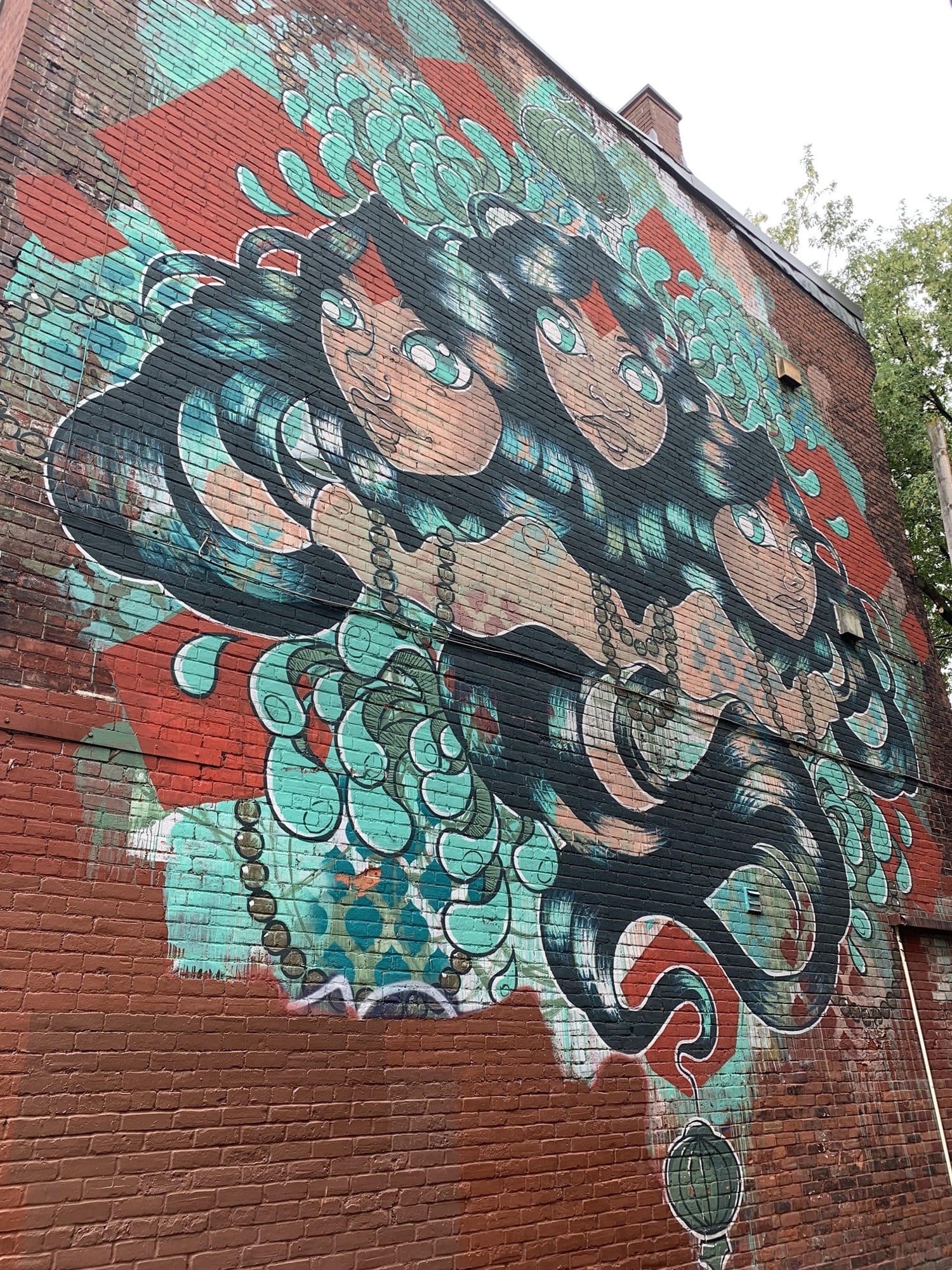 Graffiti 2088  capturé par Rabot à Montréal Canada