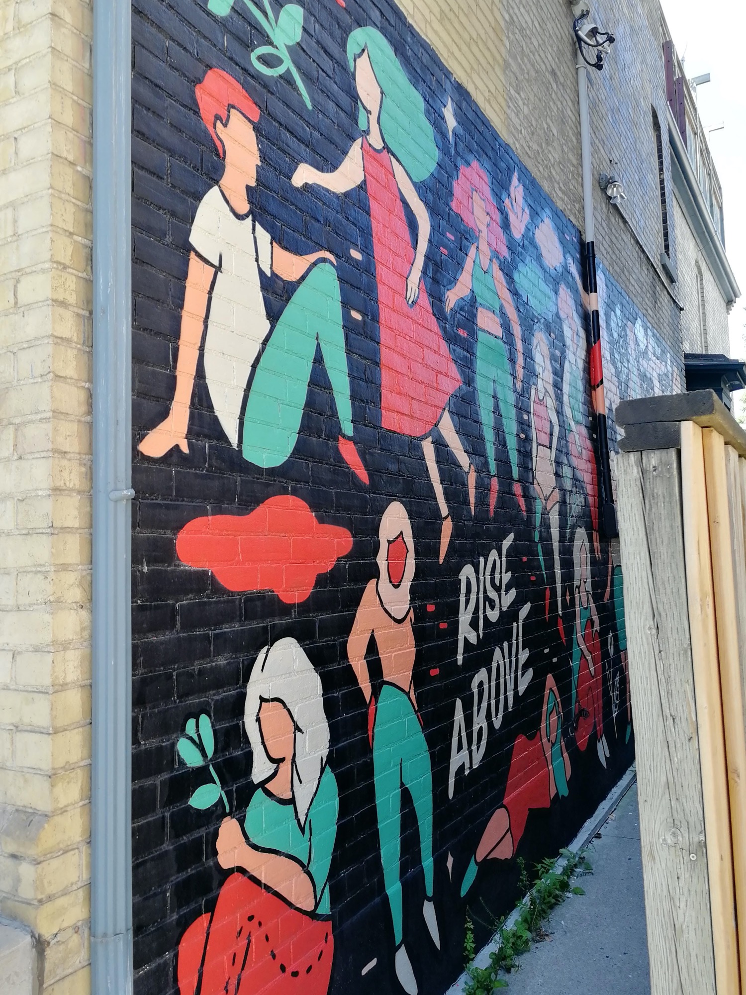Graffiti 2335  capturé par Rabot à Toronto Canada