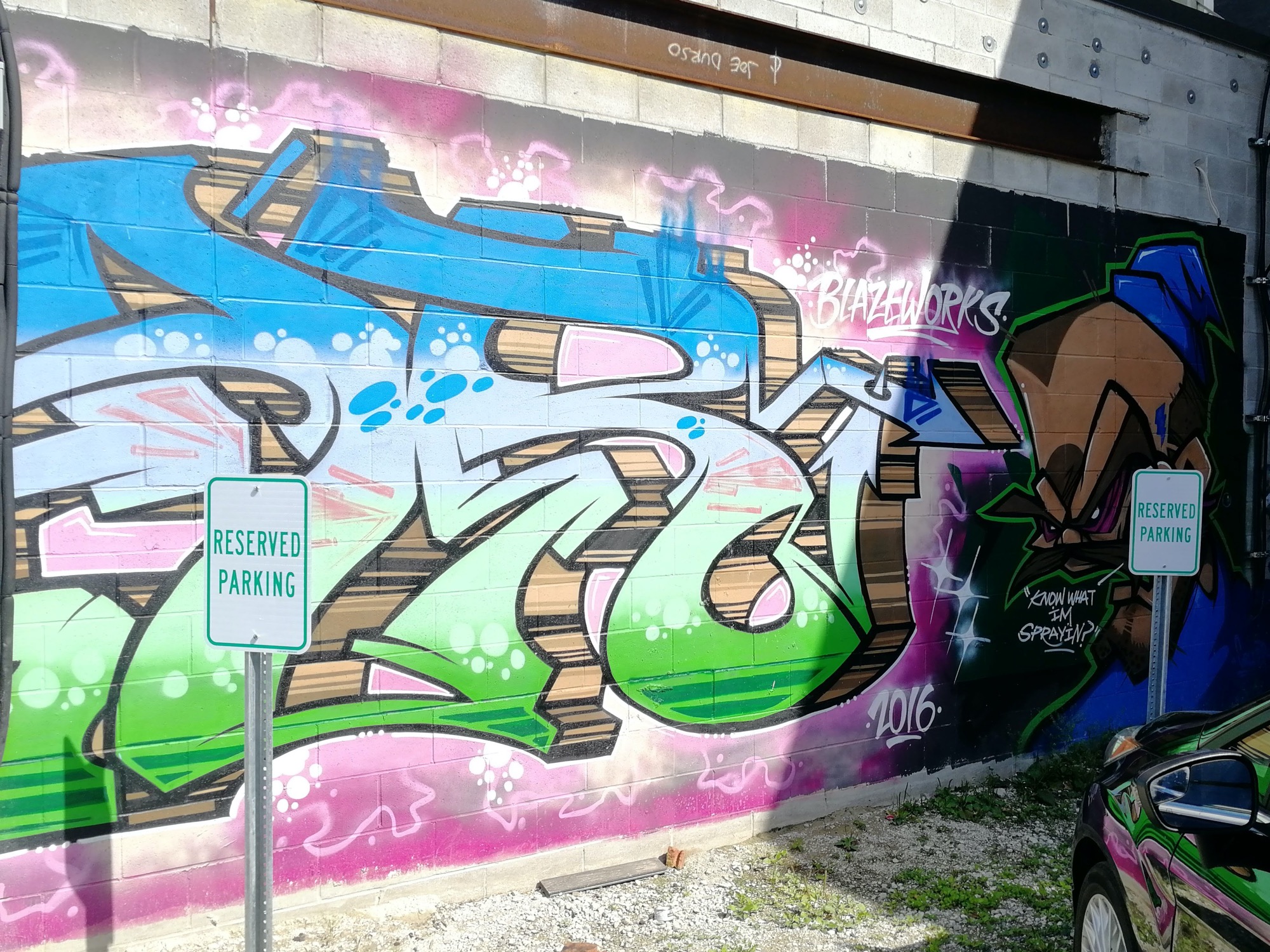 Graffiti 2336  capturé par Rabot à Toronto Canada