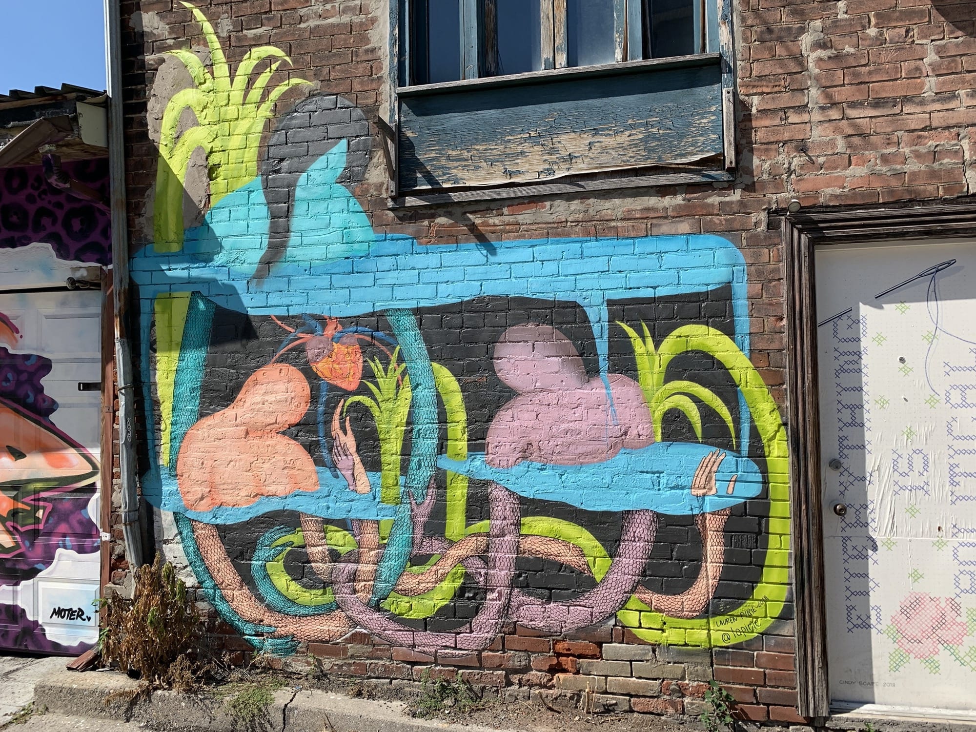 Graffiti 2346  capturé par Rabot à Toronto Canada