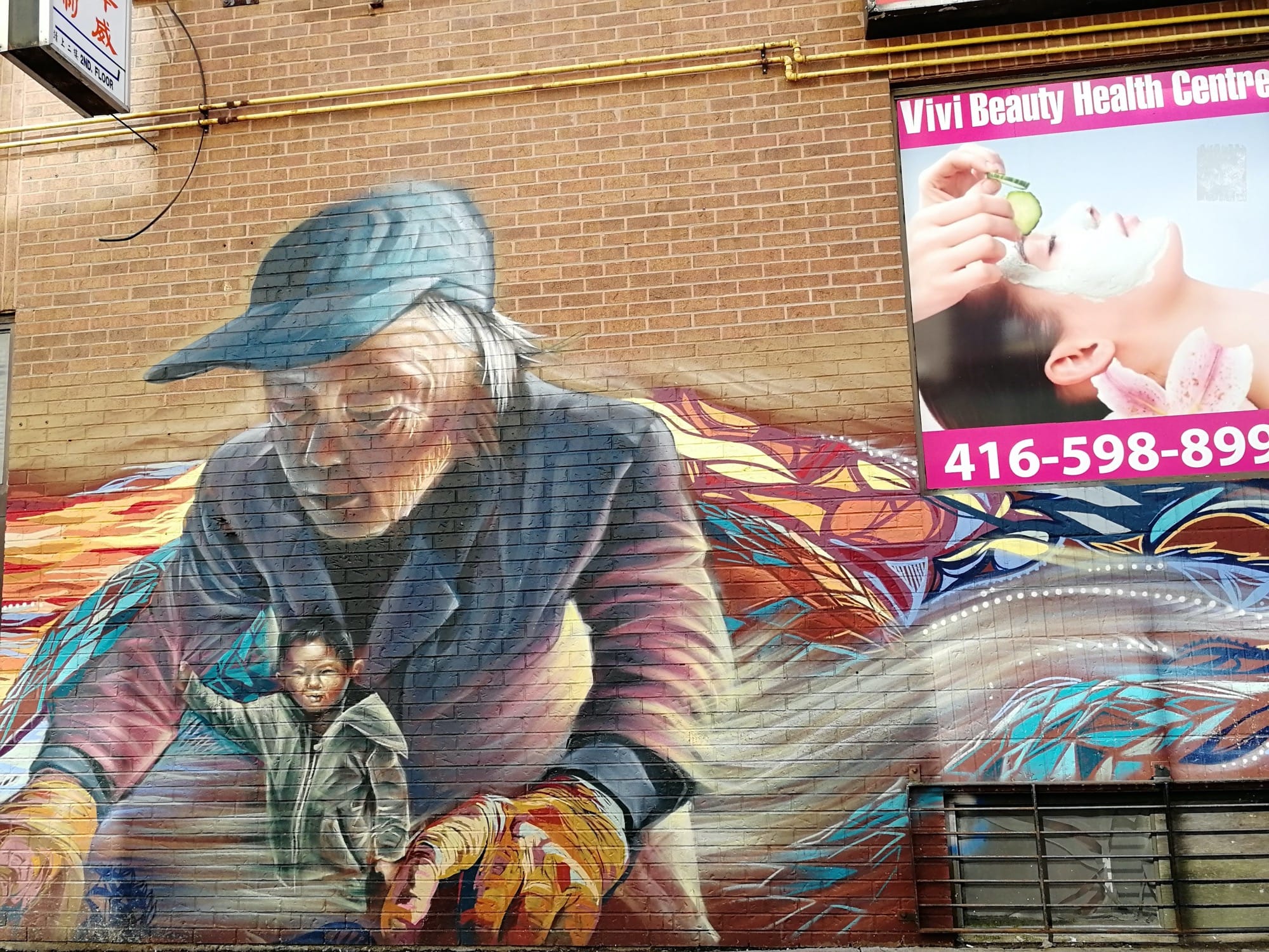 Graffiti 2354  capturé par Rabot à Toronto Canada