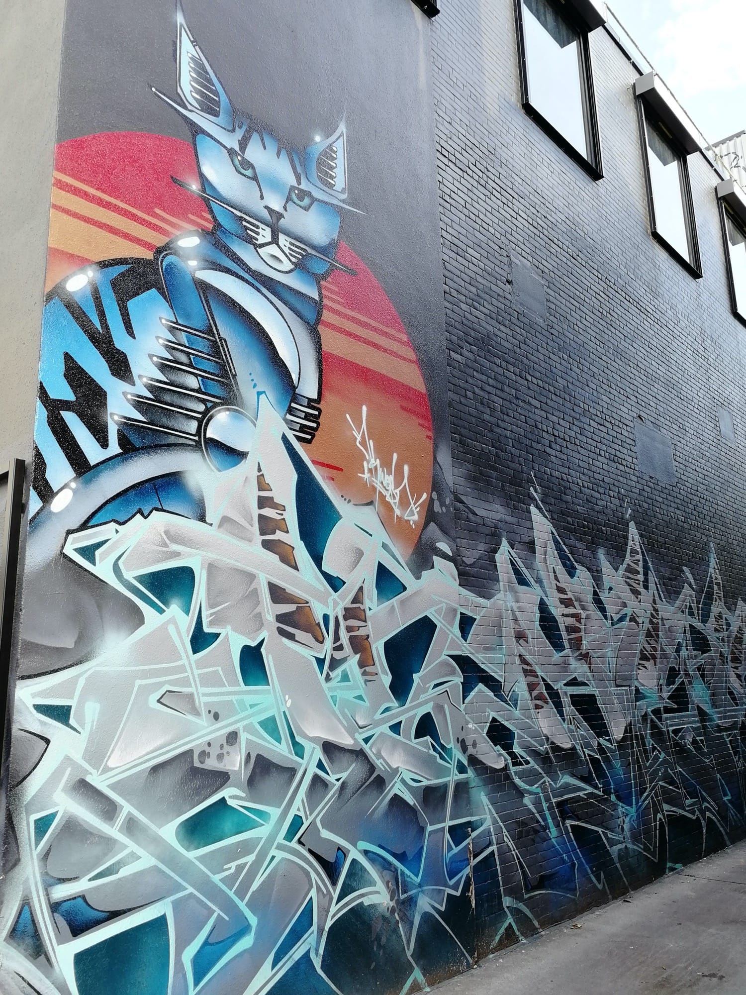 Graffiti 2379  capturé par Rabot à Toronto Canada