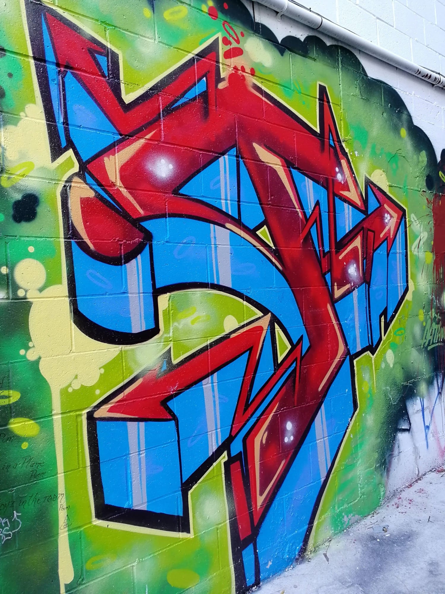 Graffiti 2399  capturé par Rabot à Toronto Canada