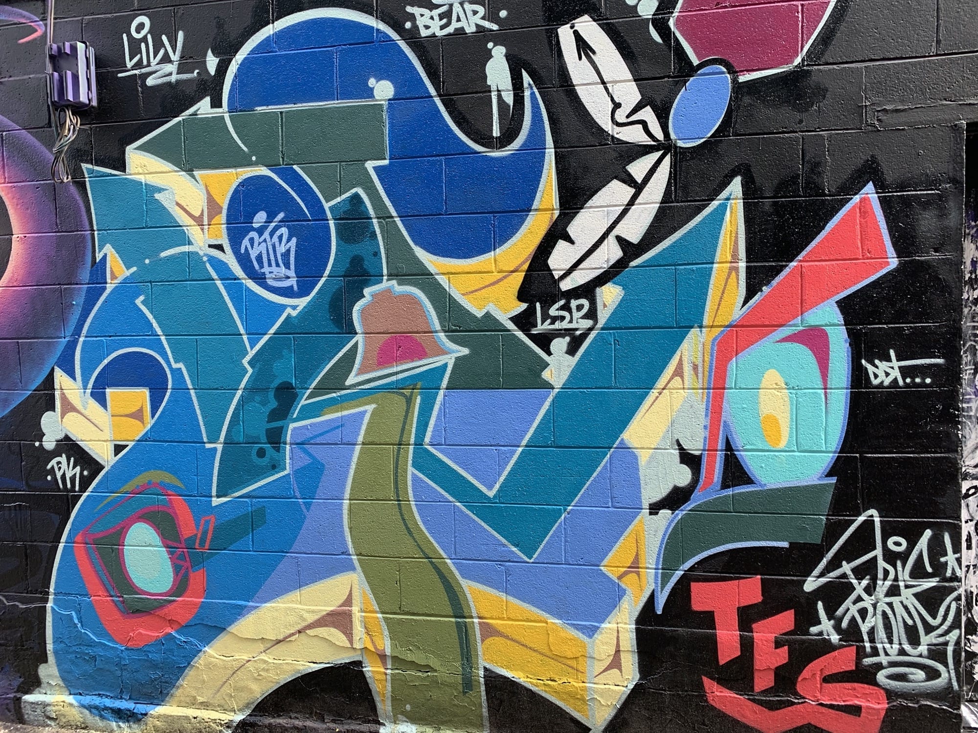 Graffiti 2400  capturé par Rabot à Toronto Canada