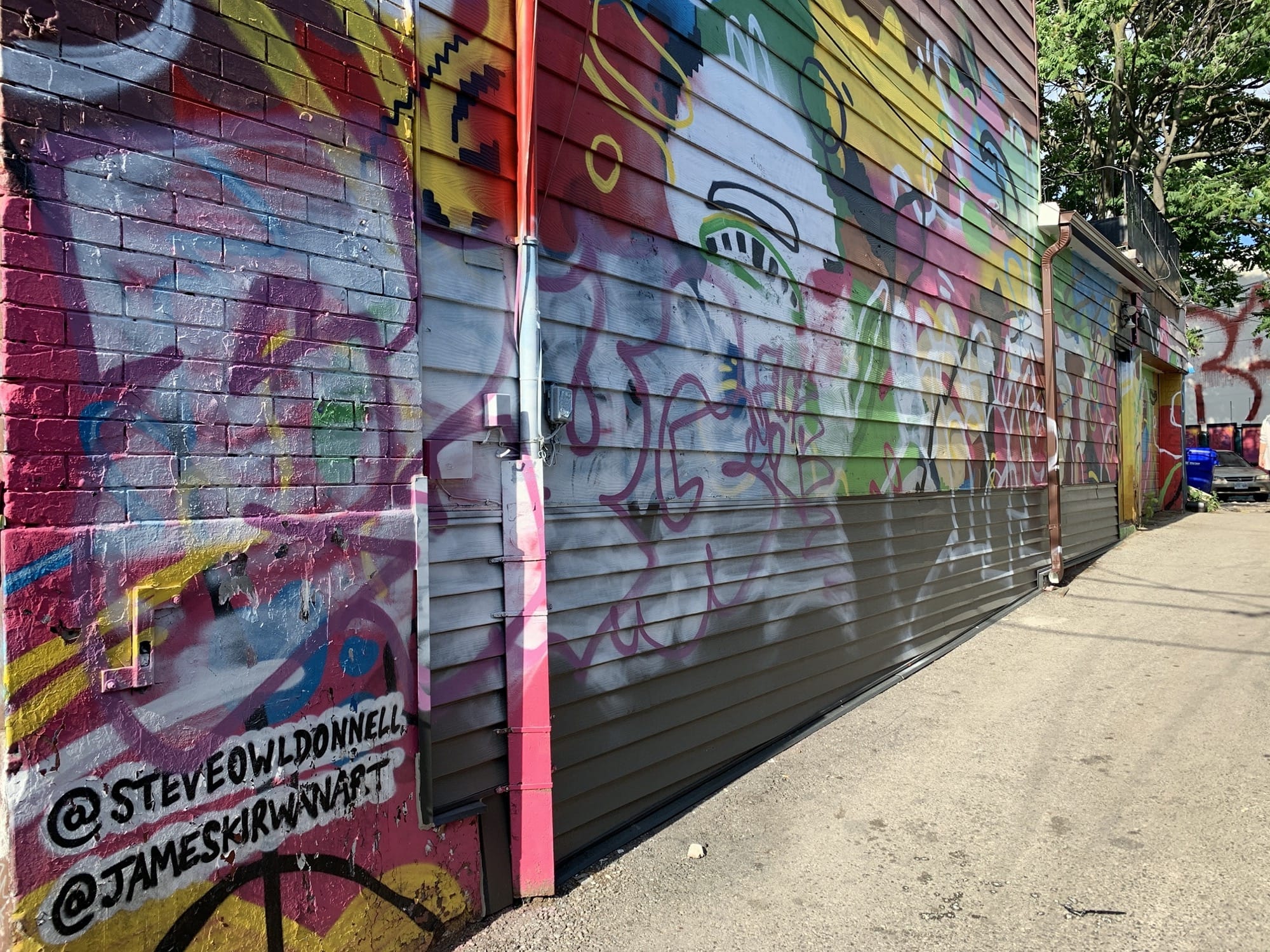 Graffiti 2404  capturé par Rabot à Toronto Canada