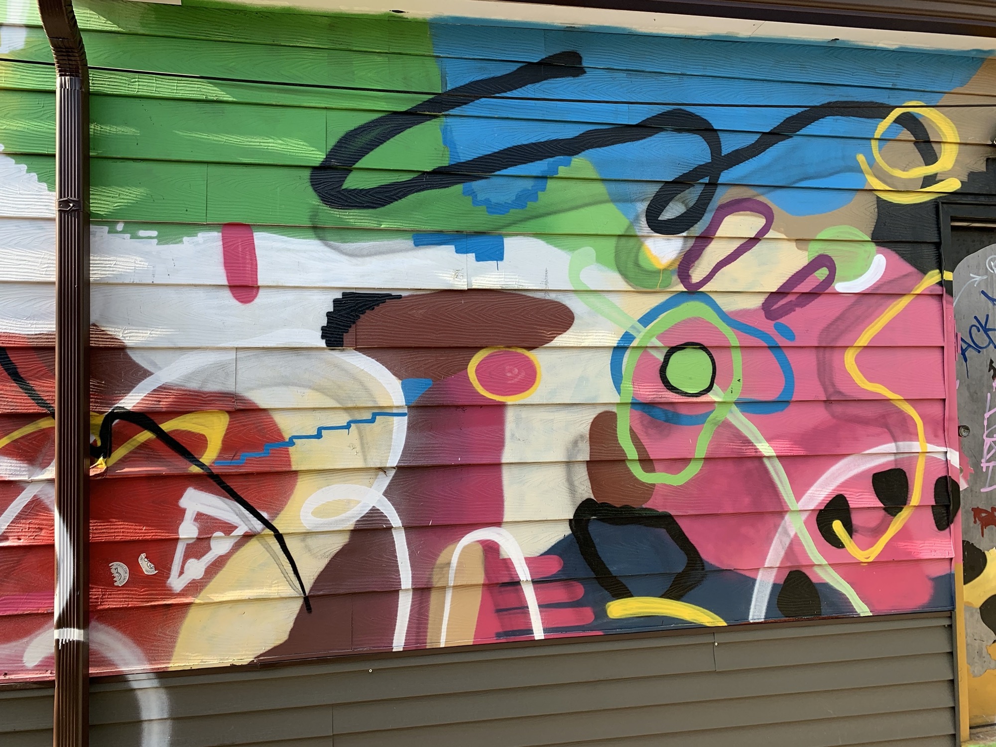 Graffiti 2406  capturé par Rabot à Toronto Canada