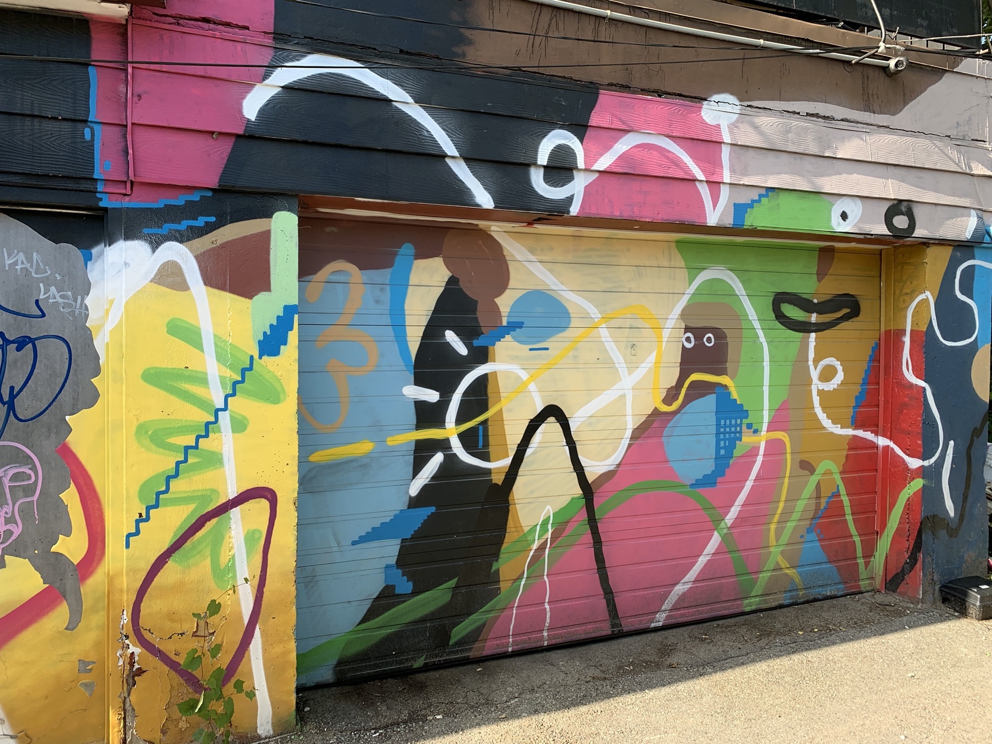 Graffiti 2407  capturé par Rabot à Toronto Canada