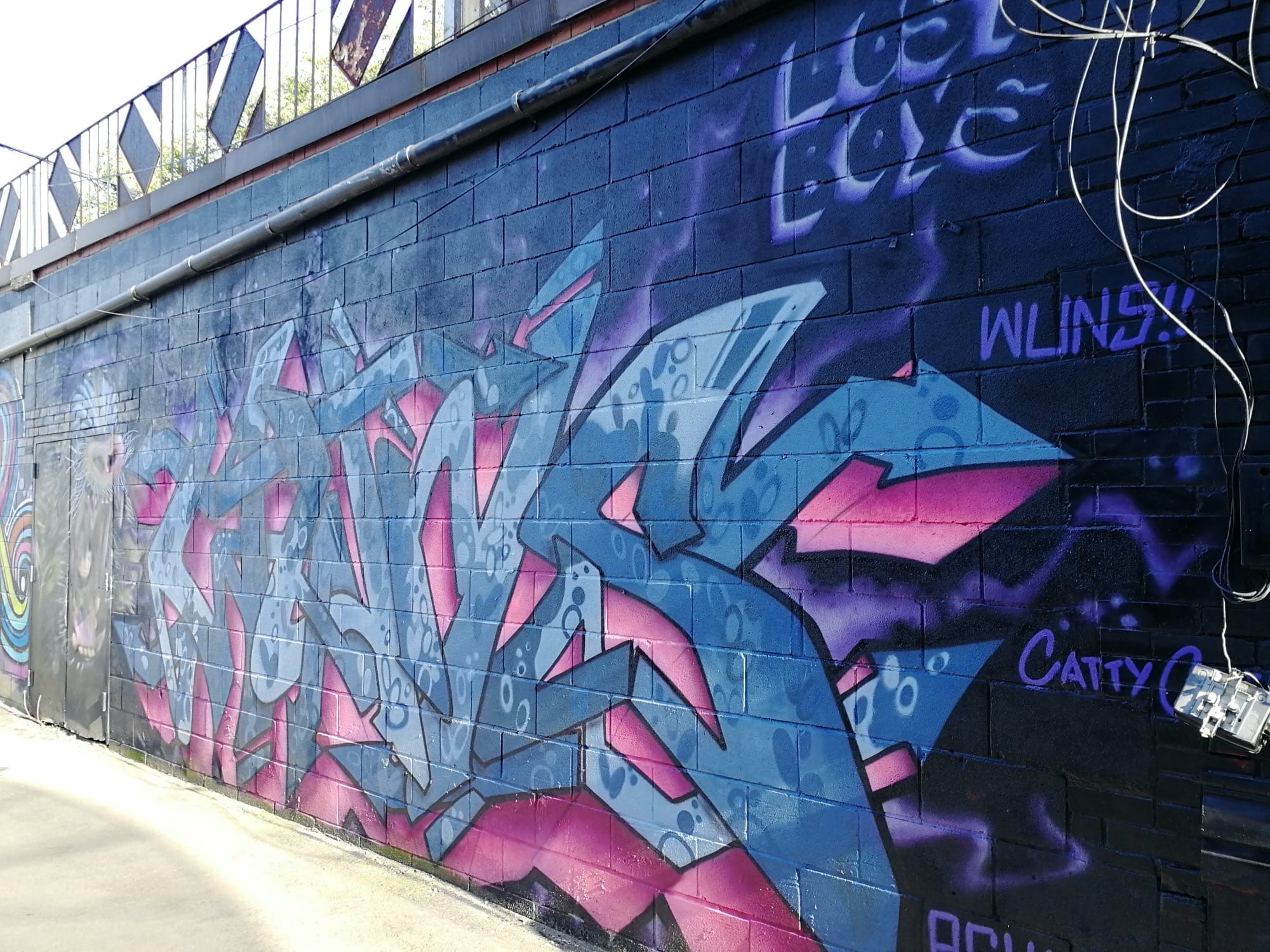 Graffiti 2441  capturé par Rabot à Toronto Canada
