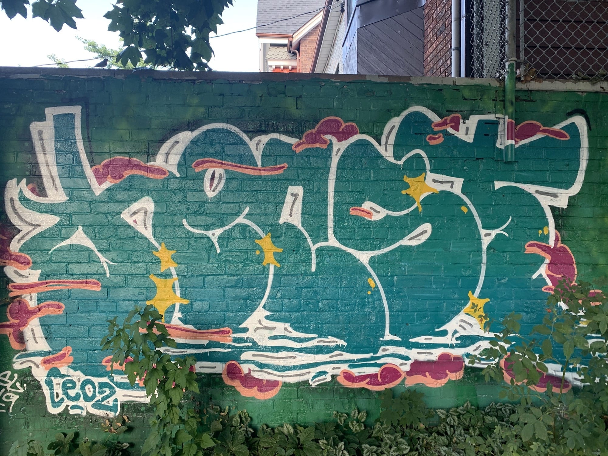 Graffiti 2450  capturé par Rabot à Toronto Canada
