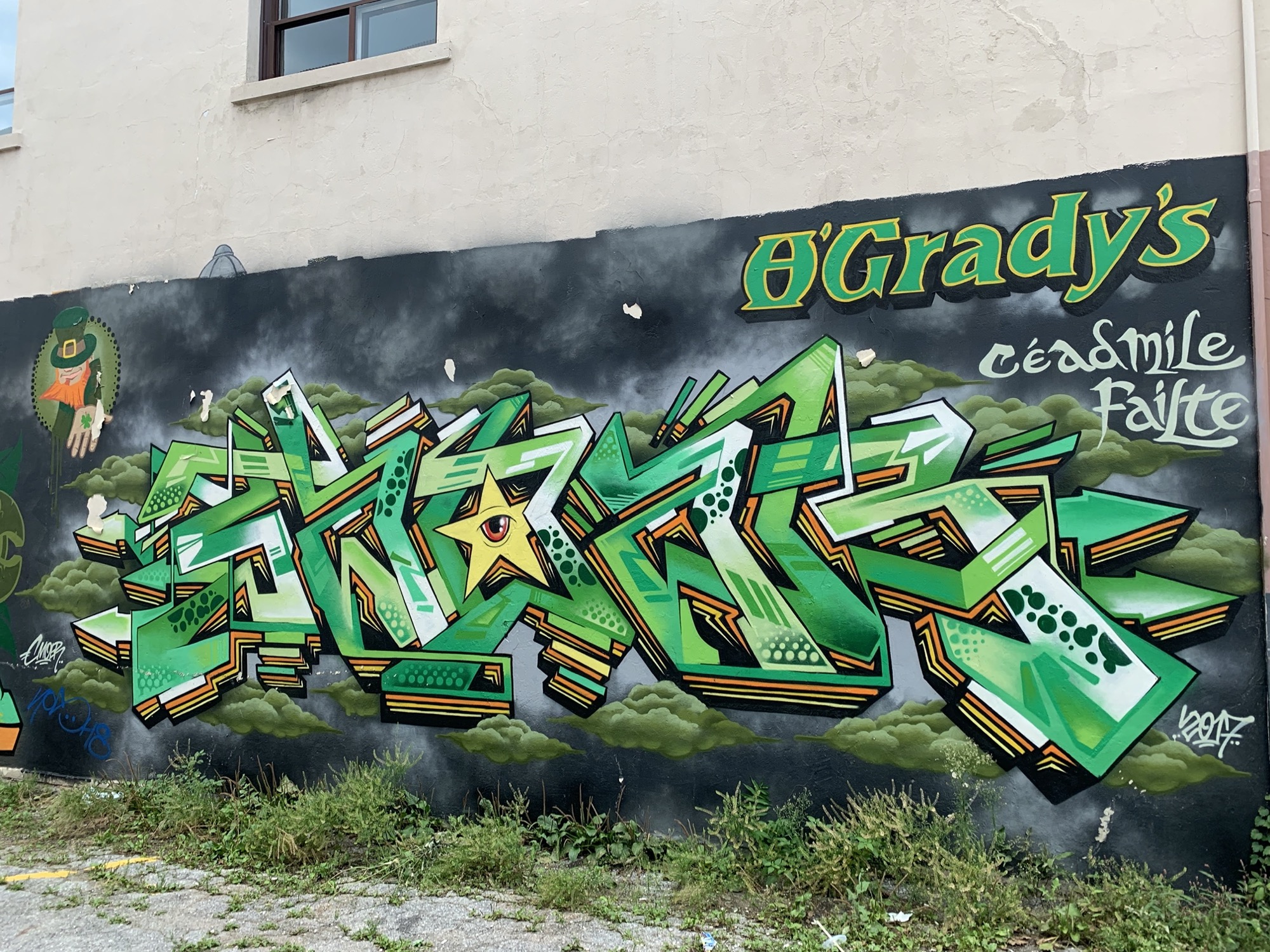 Graffiti 2464  captured by Rabot in Toronto Canada