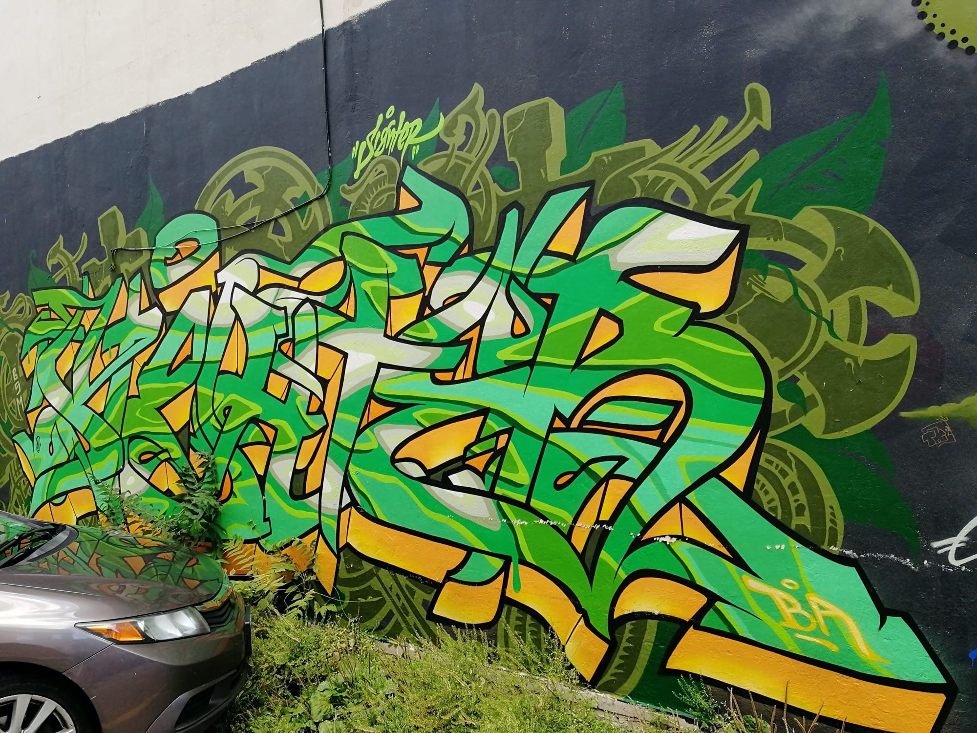 Graffiti 2465  capturé par Rabot à Toronto Canada