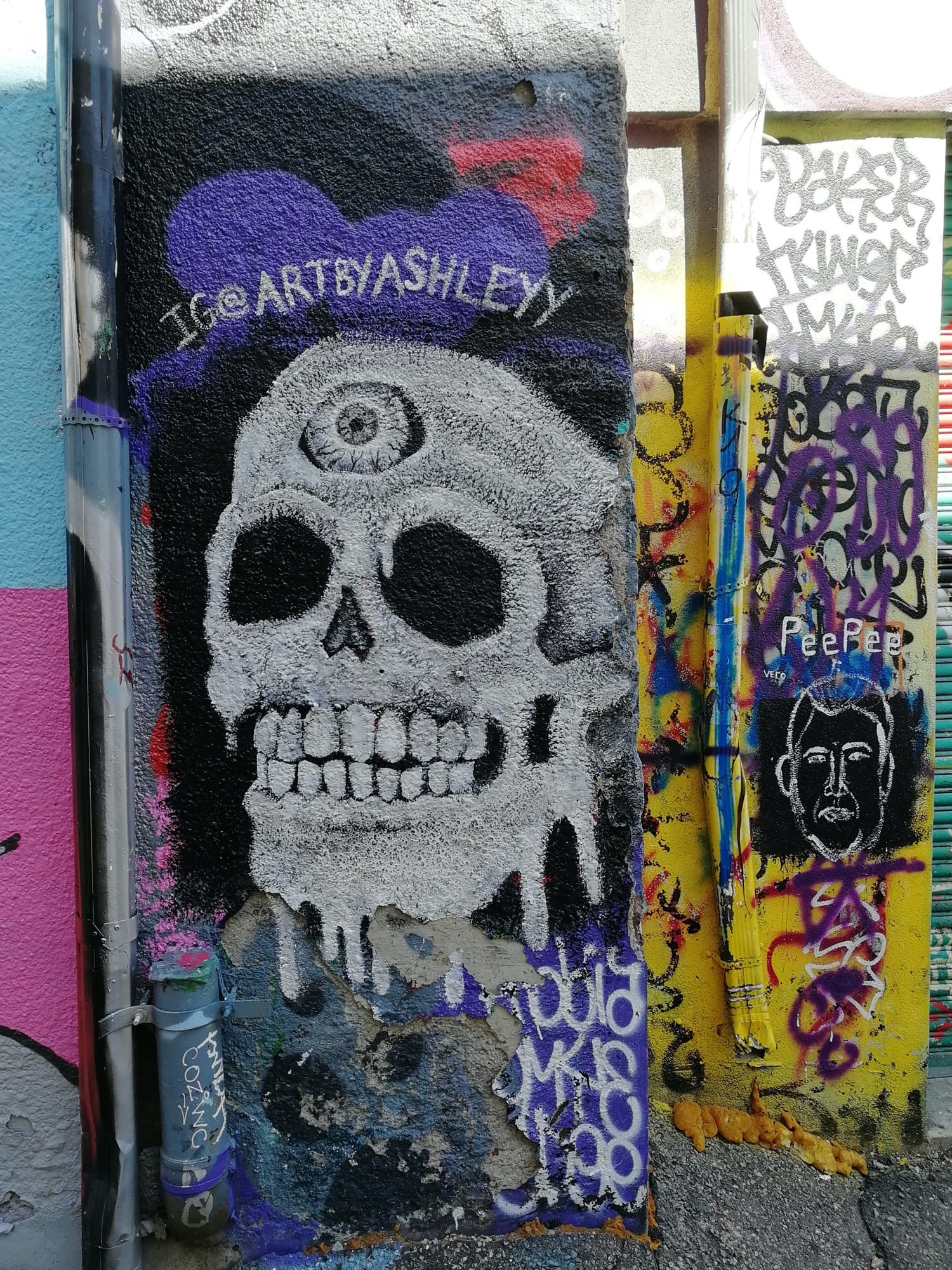 Graffiti 2502  capturé par Rabot à Toronto Canada