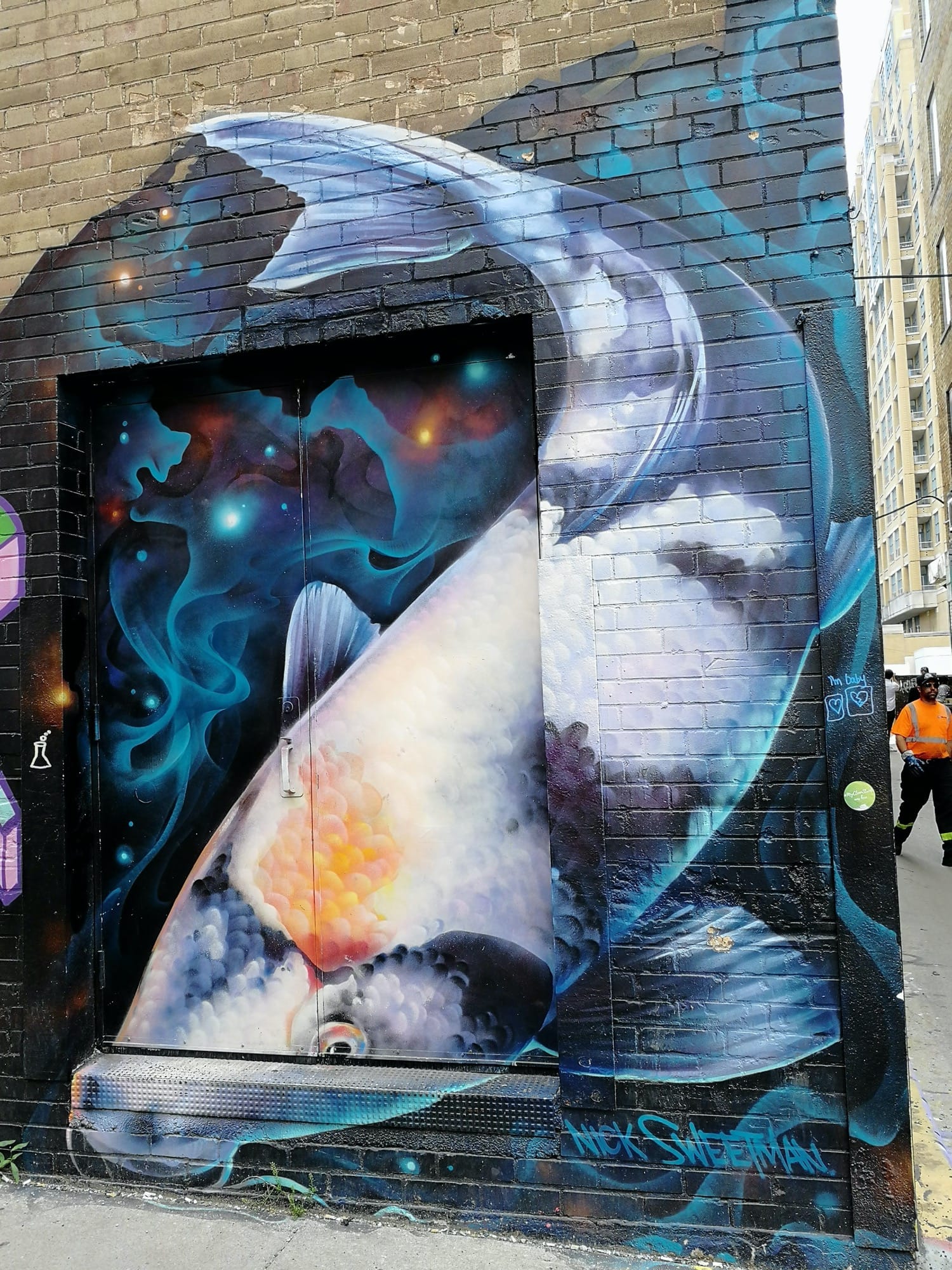 Graffiti 2564  captured by Rabot in Toronto Canada