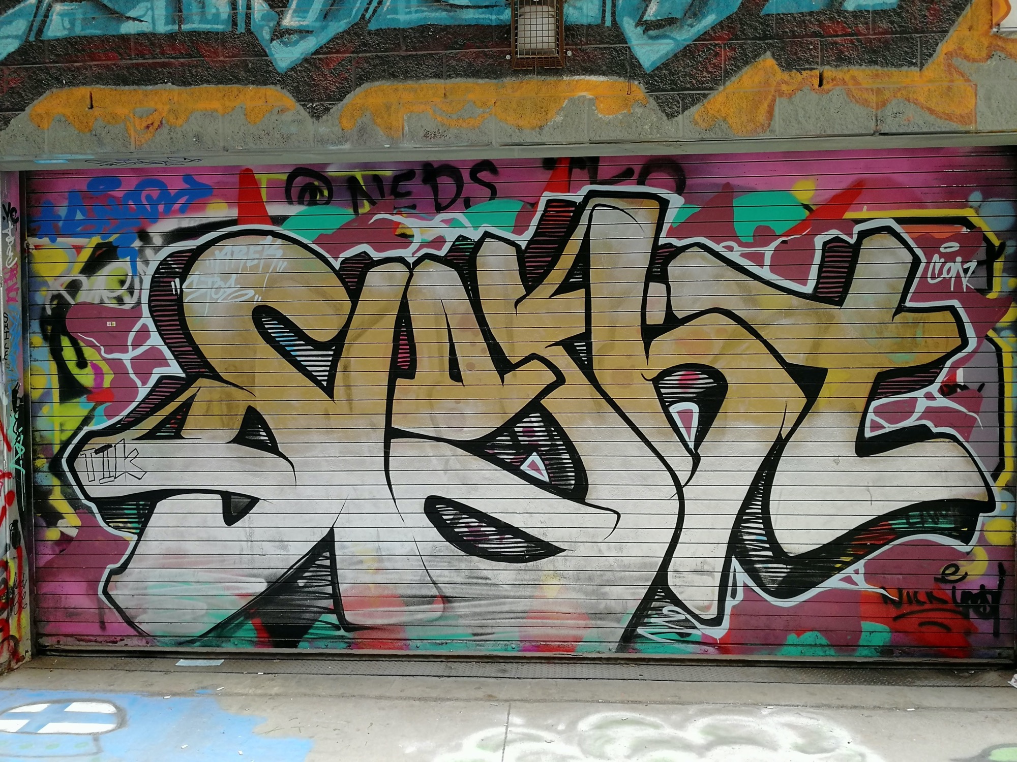 Graffiti 2574  capturé par Rabot à Toronto Canada
