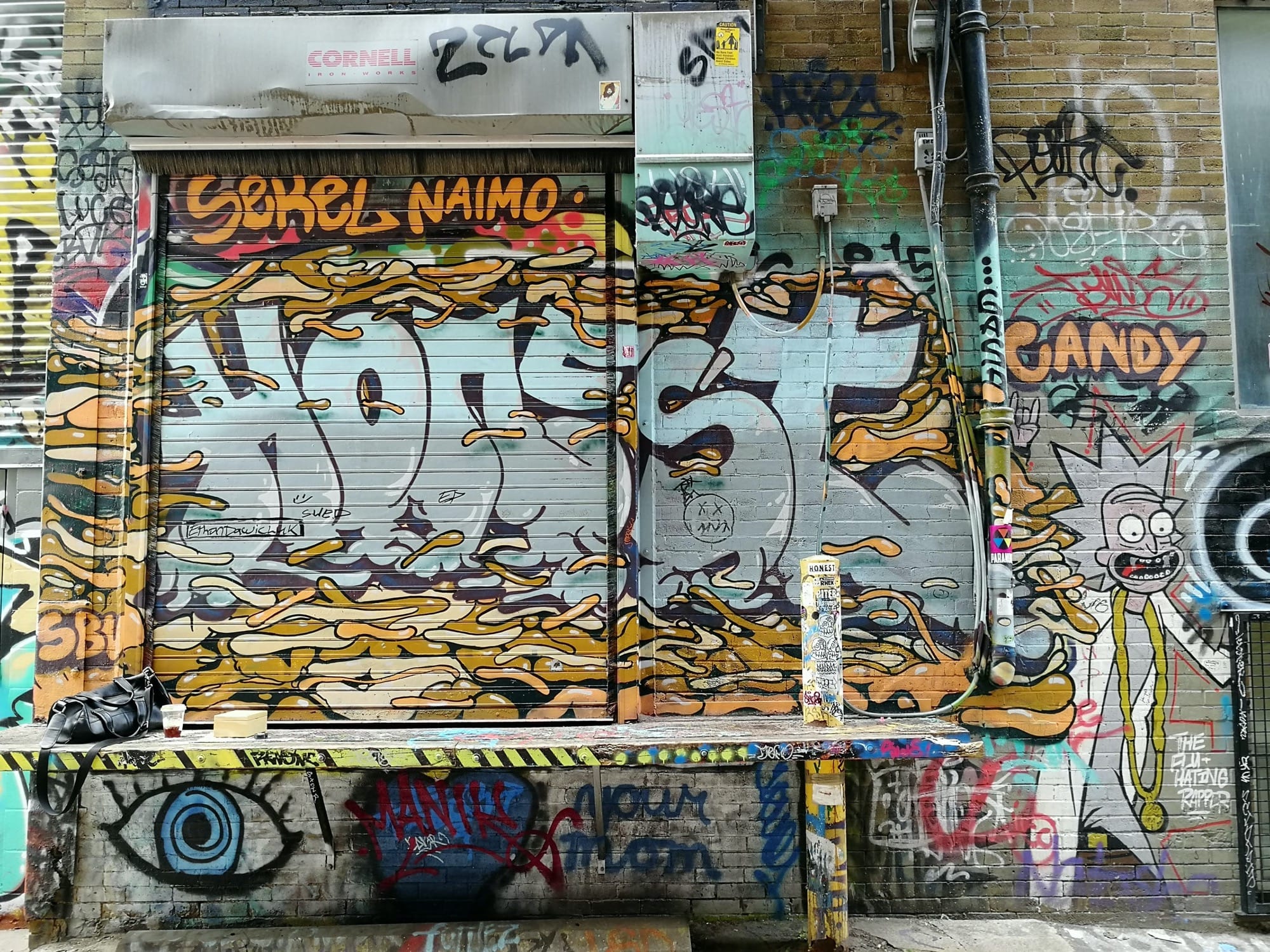 Graffiti 2576  capturé par Rabot à Toronto Canada