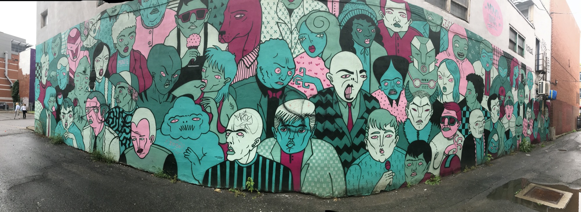 Graffiti 2919  by the artist Monosourcil captured by Rabot in Montréal Canada