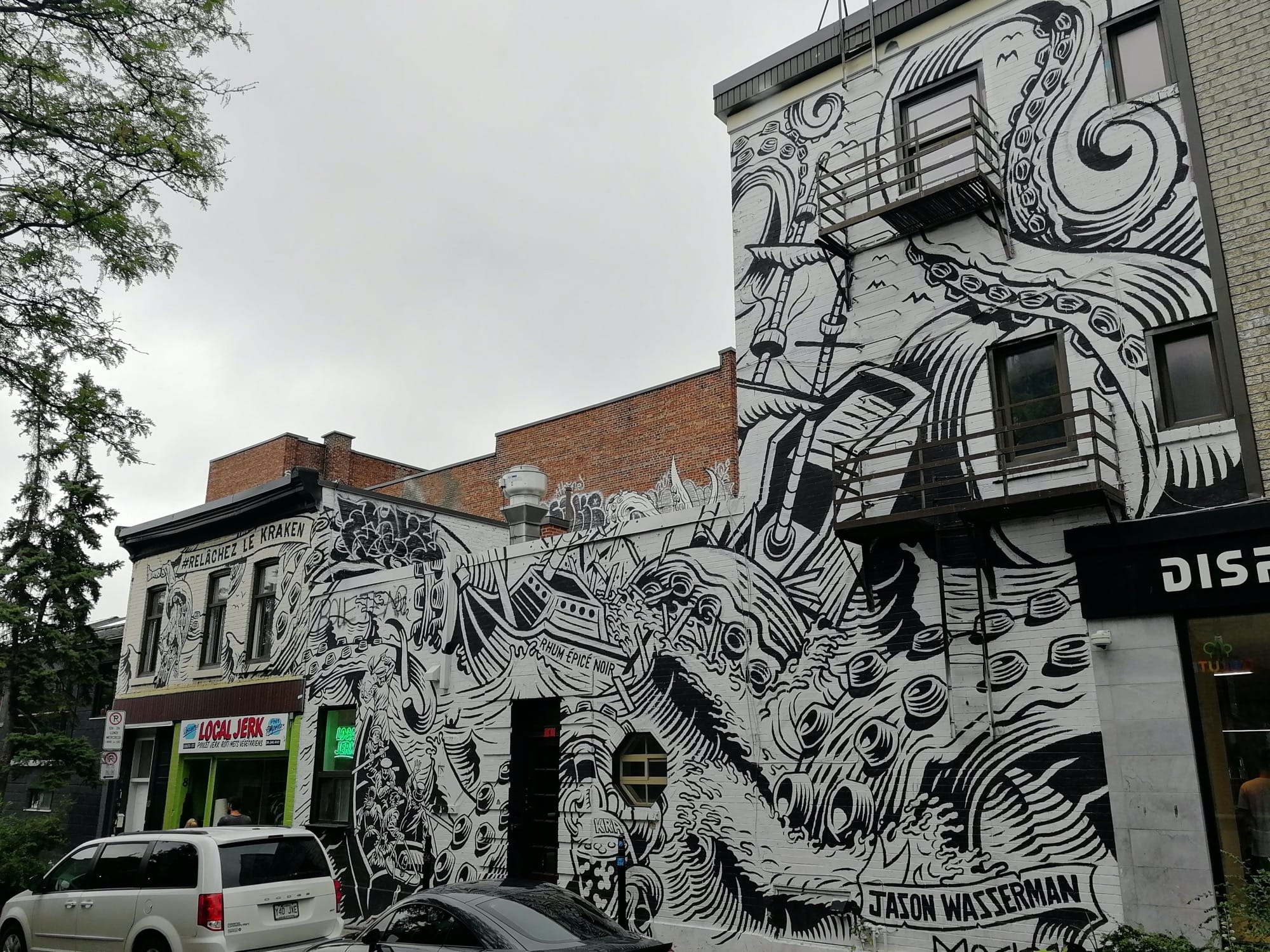 Graffiti 2935  de Jason Wasserman à Montréal Canada