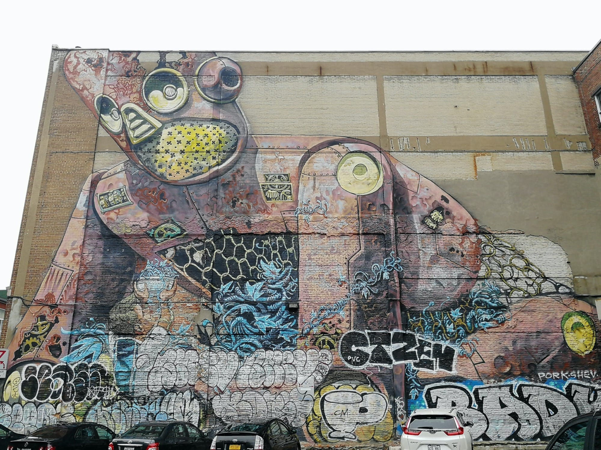 Graffiti 2938  de Pixel Pancho à Montréal Canada