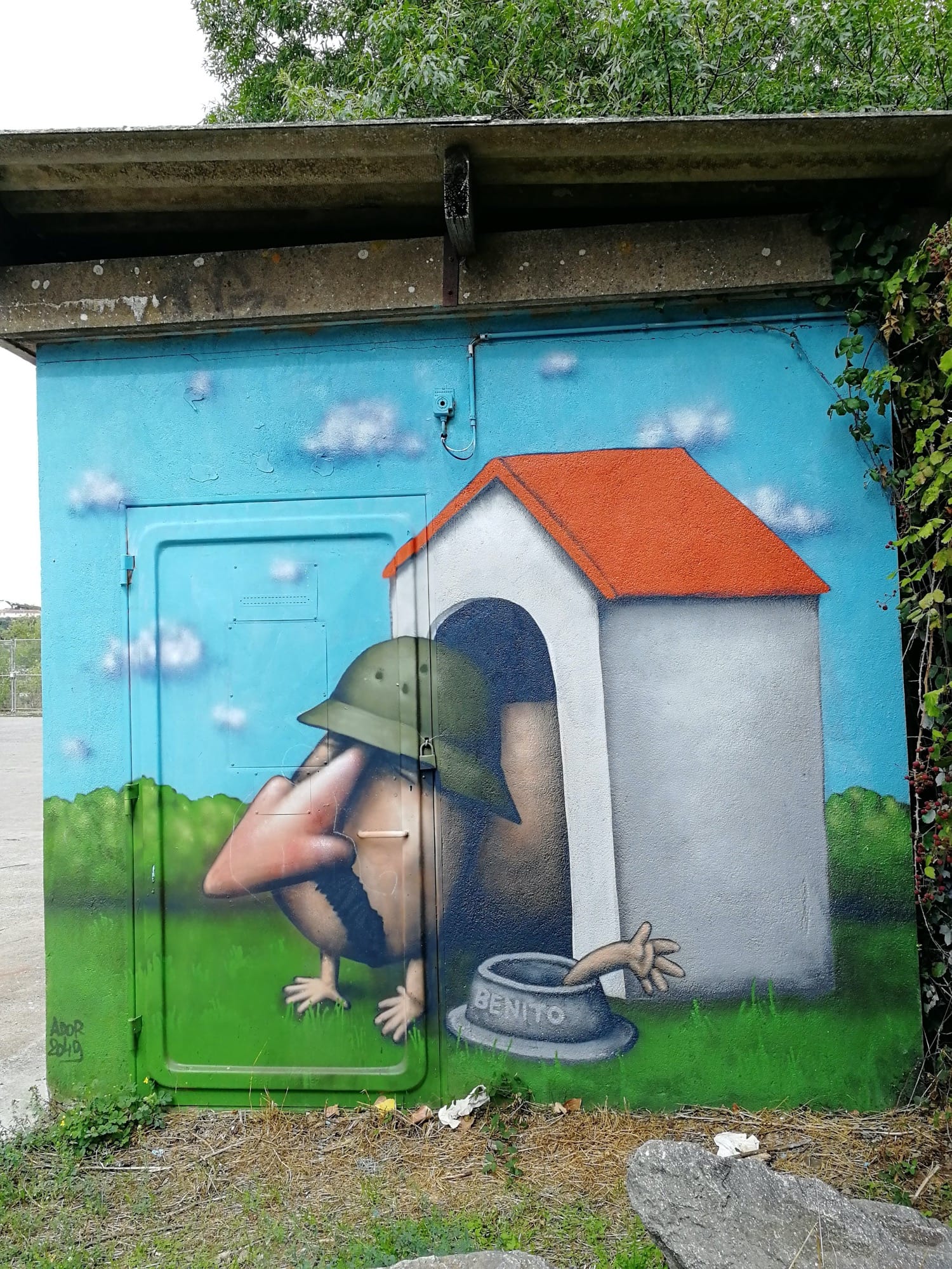 Graffiti 3005  by the artist Ador captured by Rabot in Rezé France