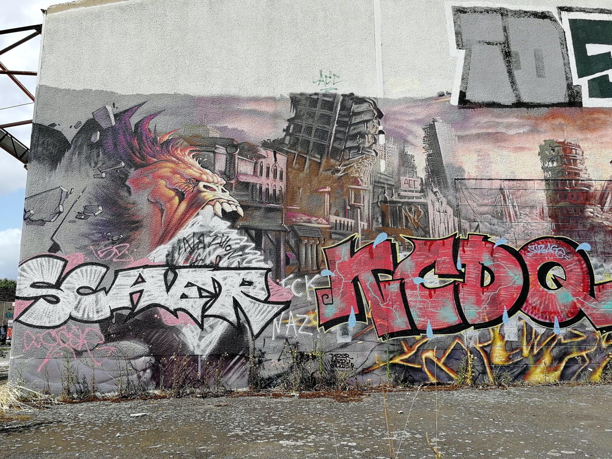 Graffiti 3041  capturé par Rabot à Chantepie France