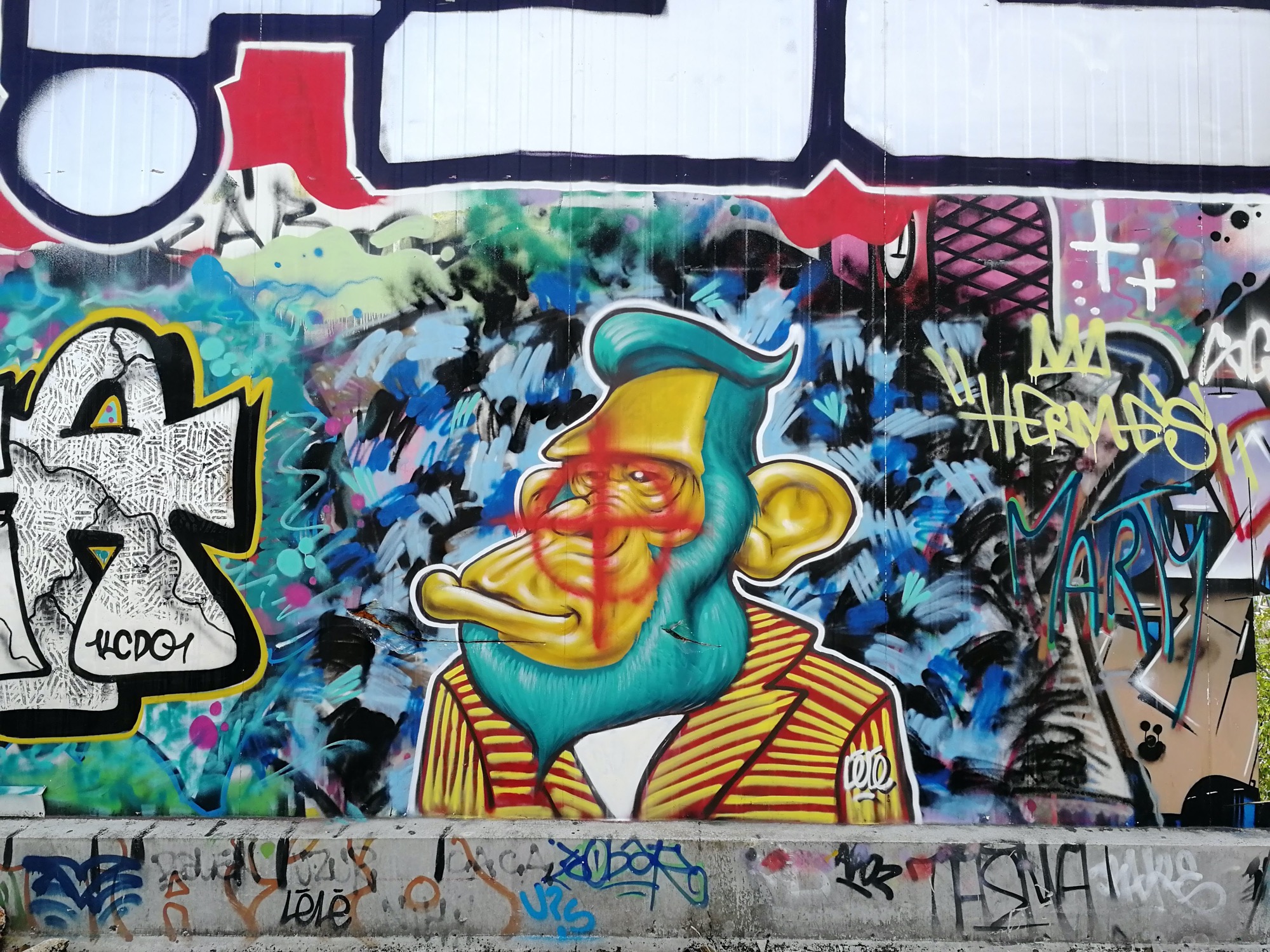 Graffiti 3065  de Lélé capturé par Rabot à Chantepie France