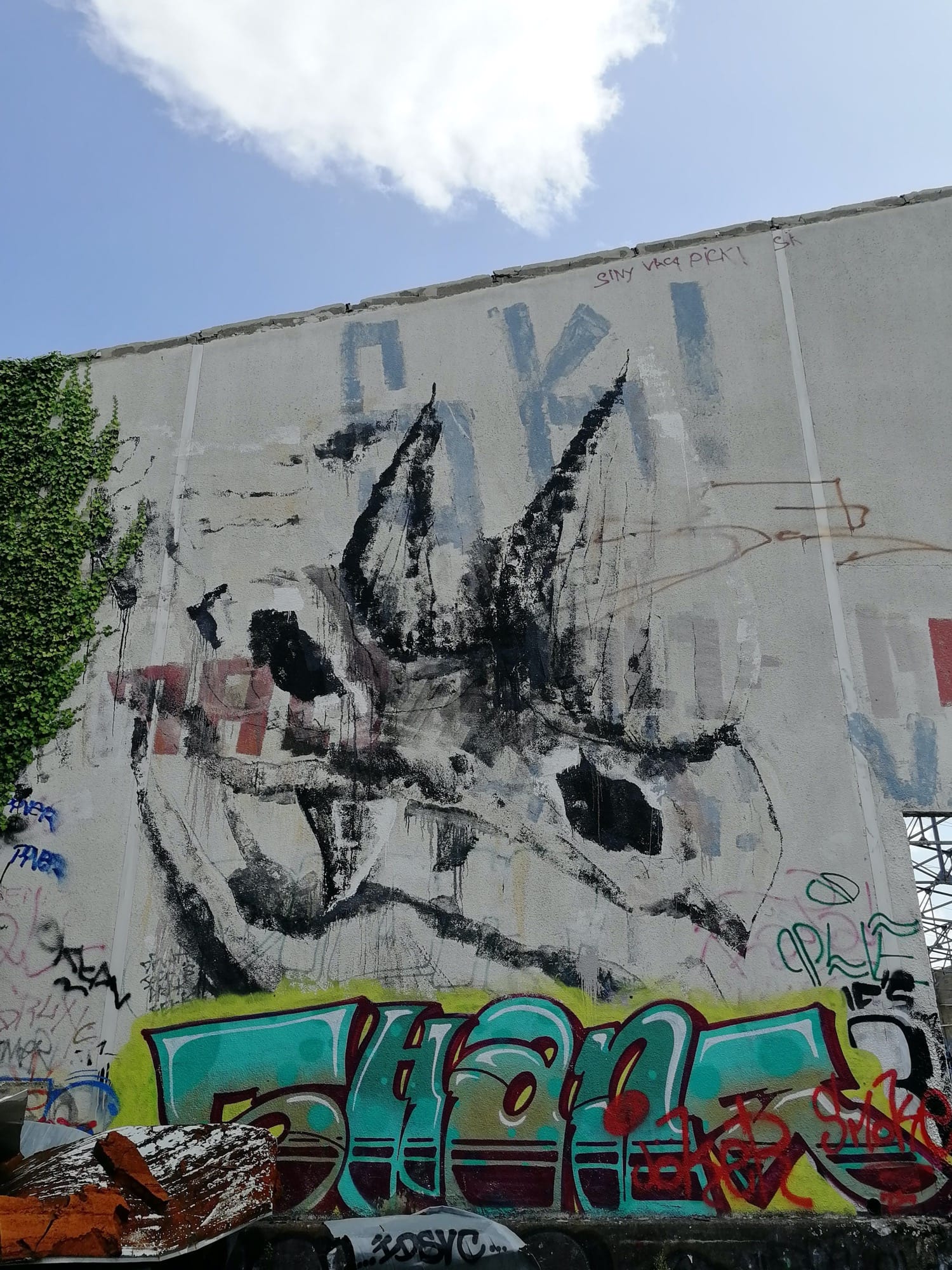 Graffiti 3069  capturé par Rabot à Chantepie France