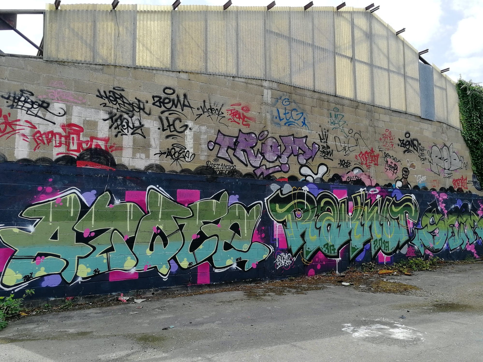 Graffiti 3077  capturé par Rabot à Chantepie France