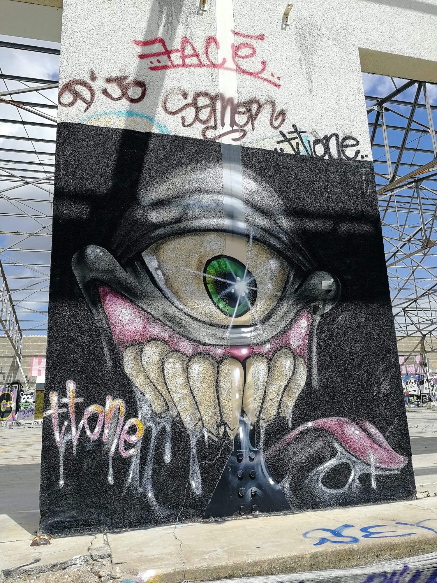 Graffiti 3086  de T Tone capturé par Rabot à Chantepie France