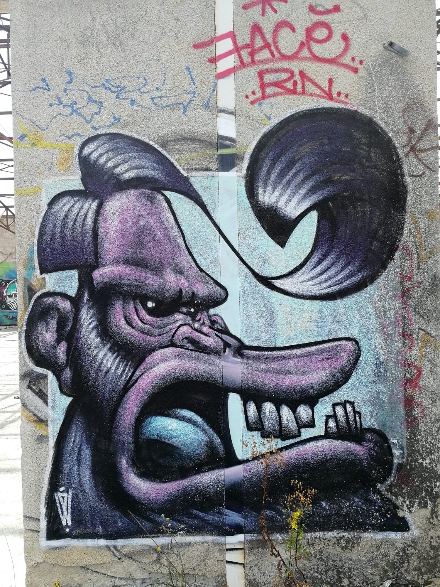 Graffiti 3089  by the artist Lélé captured by Rabot in Chantepie France