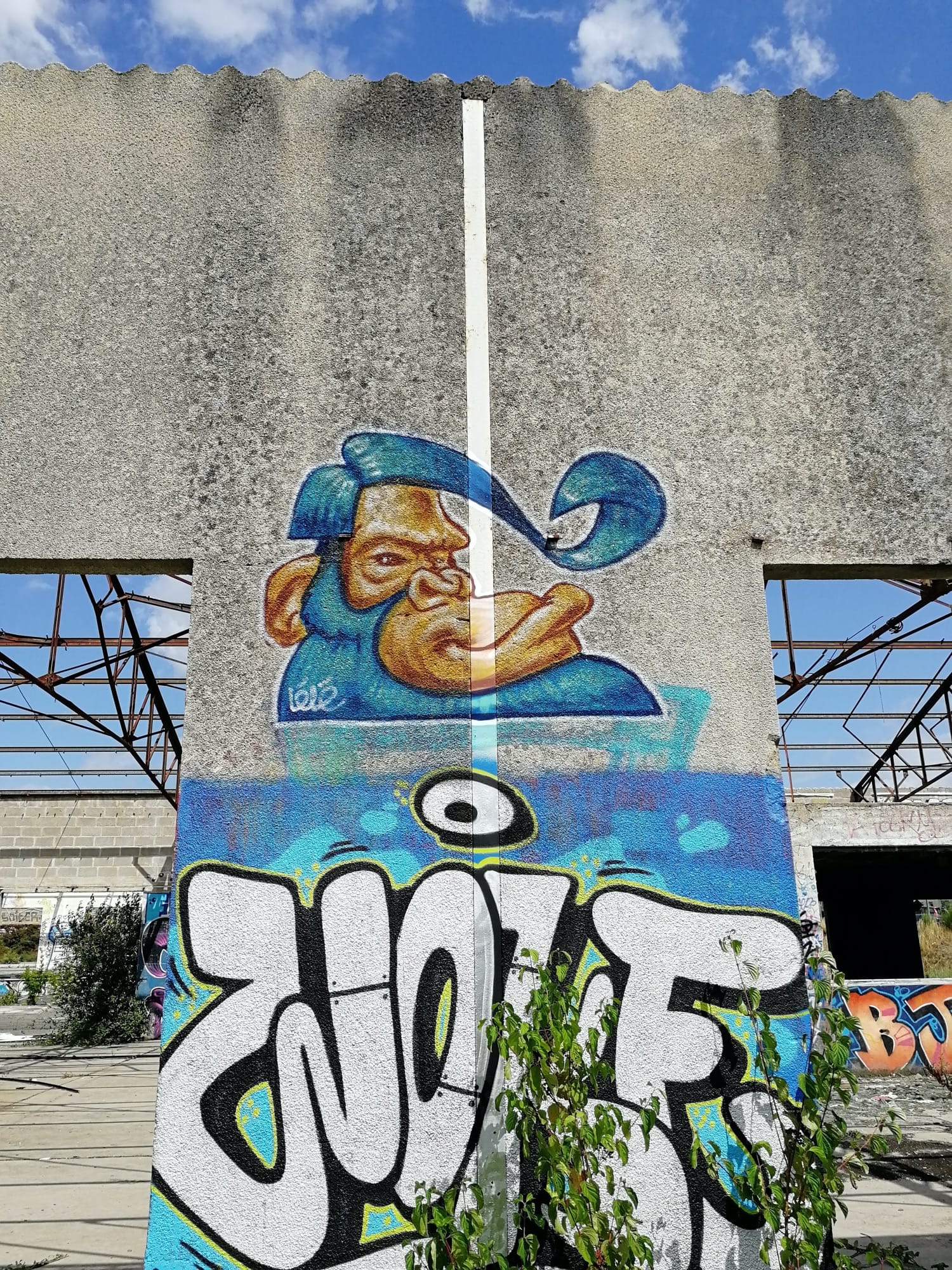 Graffiti 3101  by the artist Lélé captured by Rabot in Chantepie France