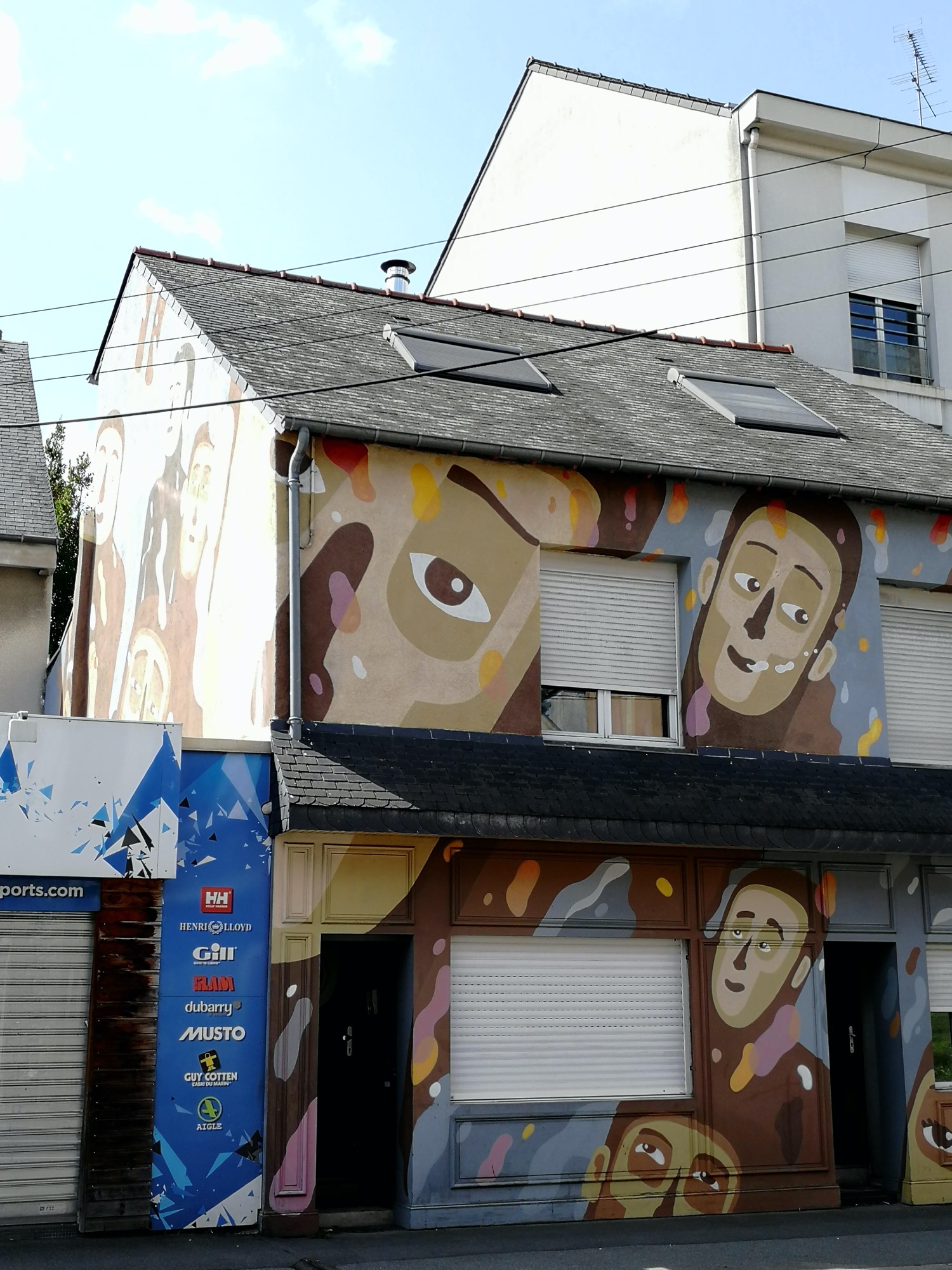 Graffiti 3133  capturé par Rabot à Saint-Jacques-de-la-Lande France