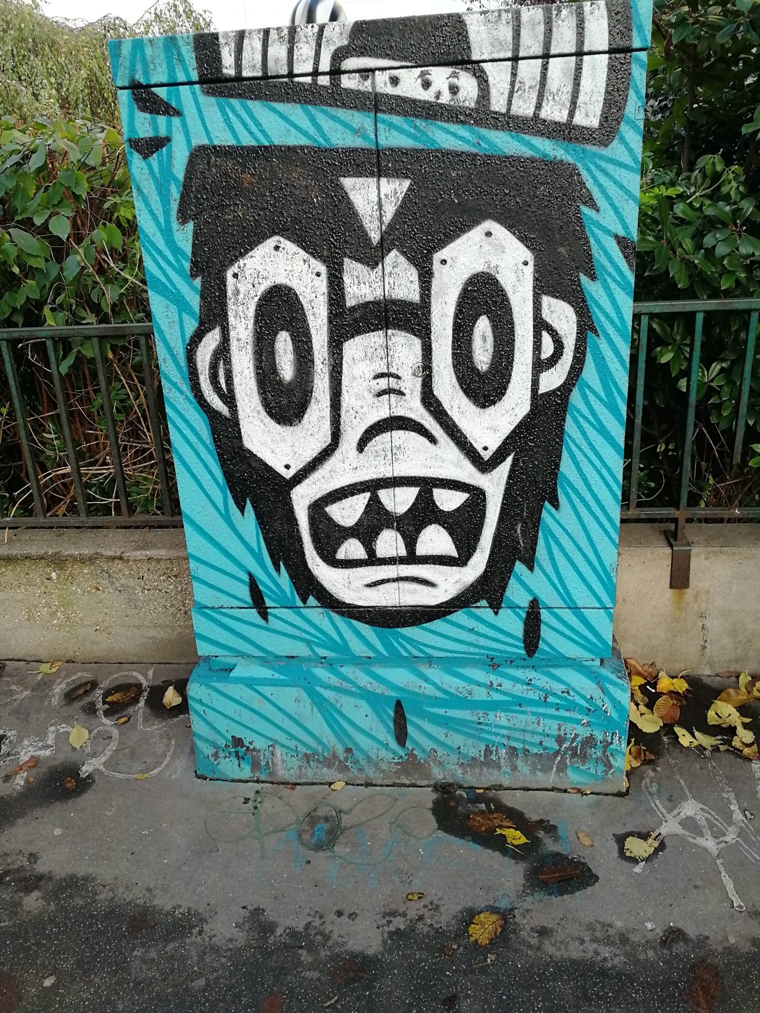 Graffiti 3242  captured by Rabot in Paris France