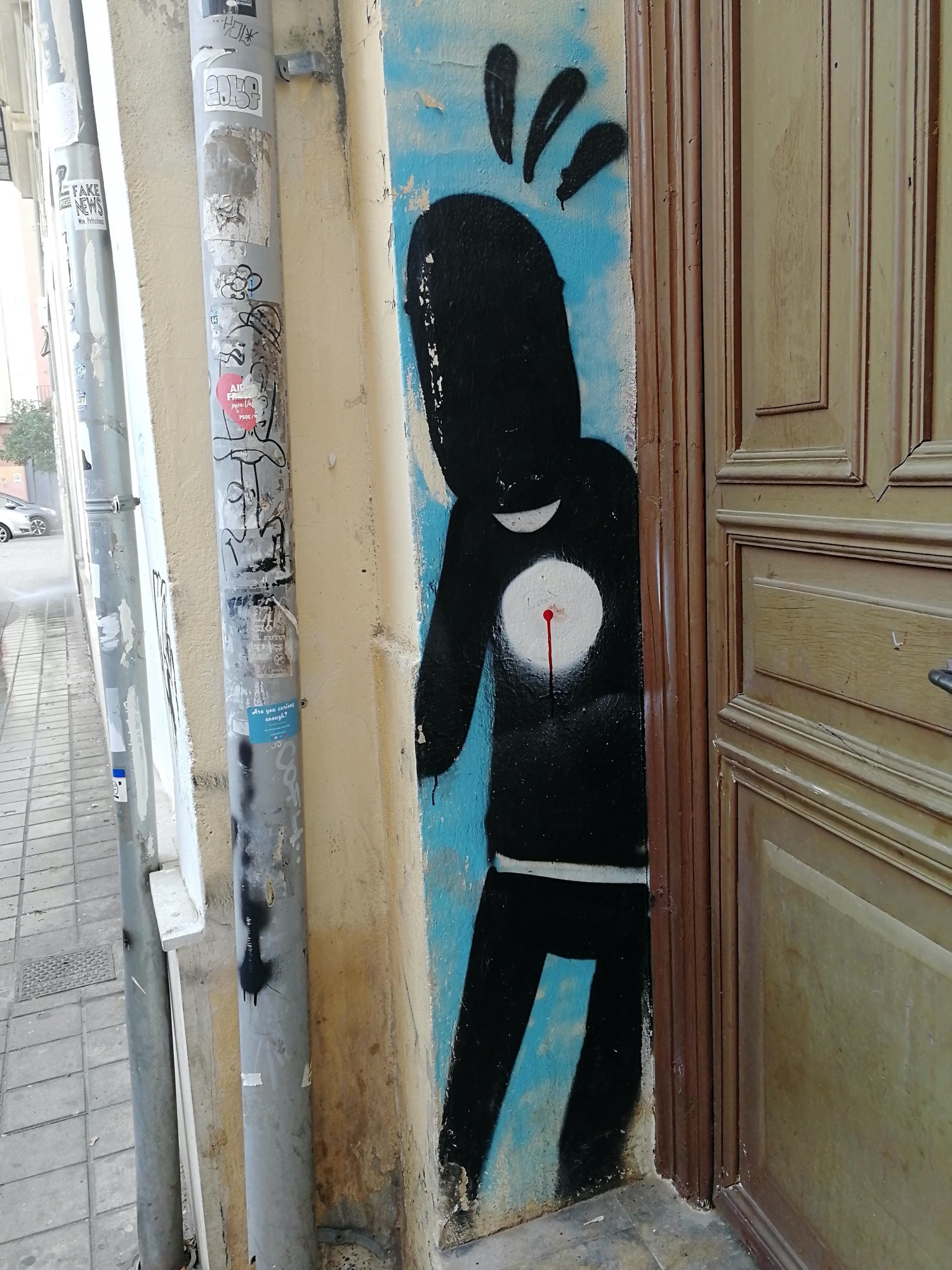 Graffiti 3286  de David de Limon capturé par Rabot à València Spain