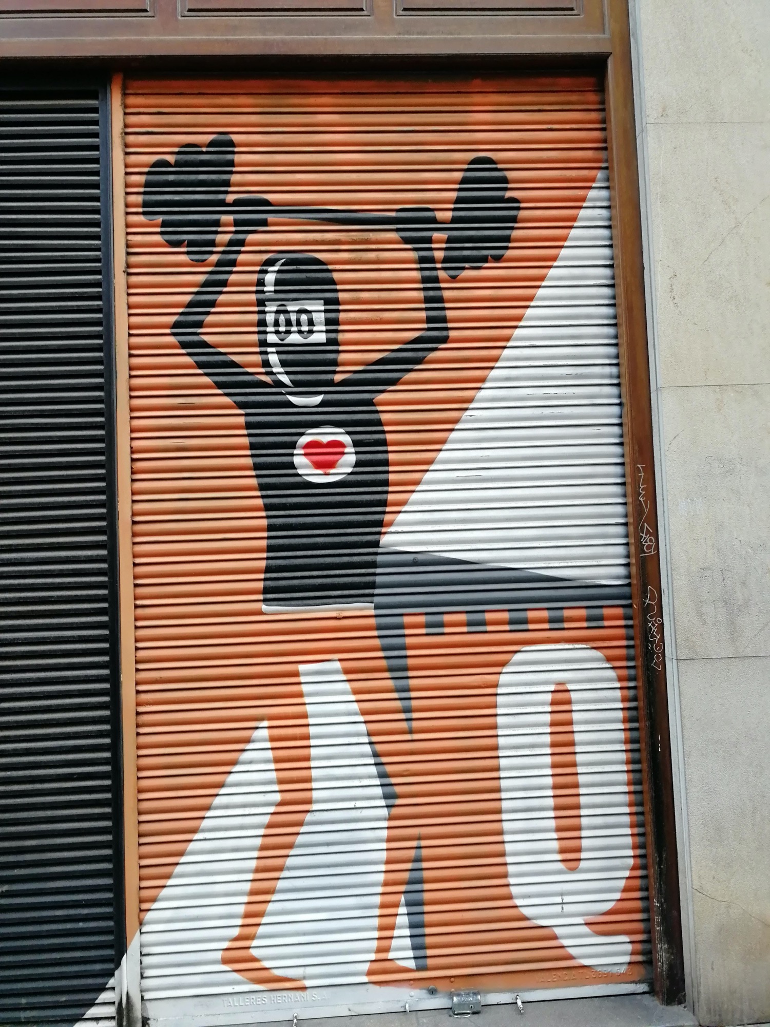 Graffiti 3293  by the artist David de Limon captured by Rabot in València Spain