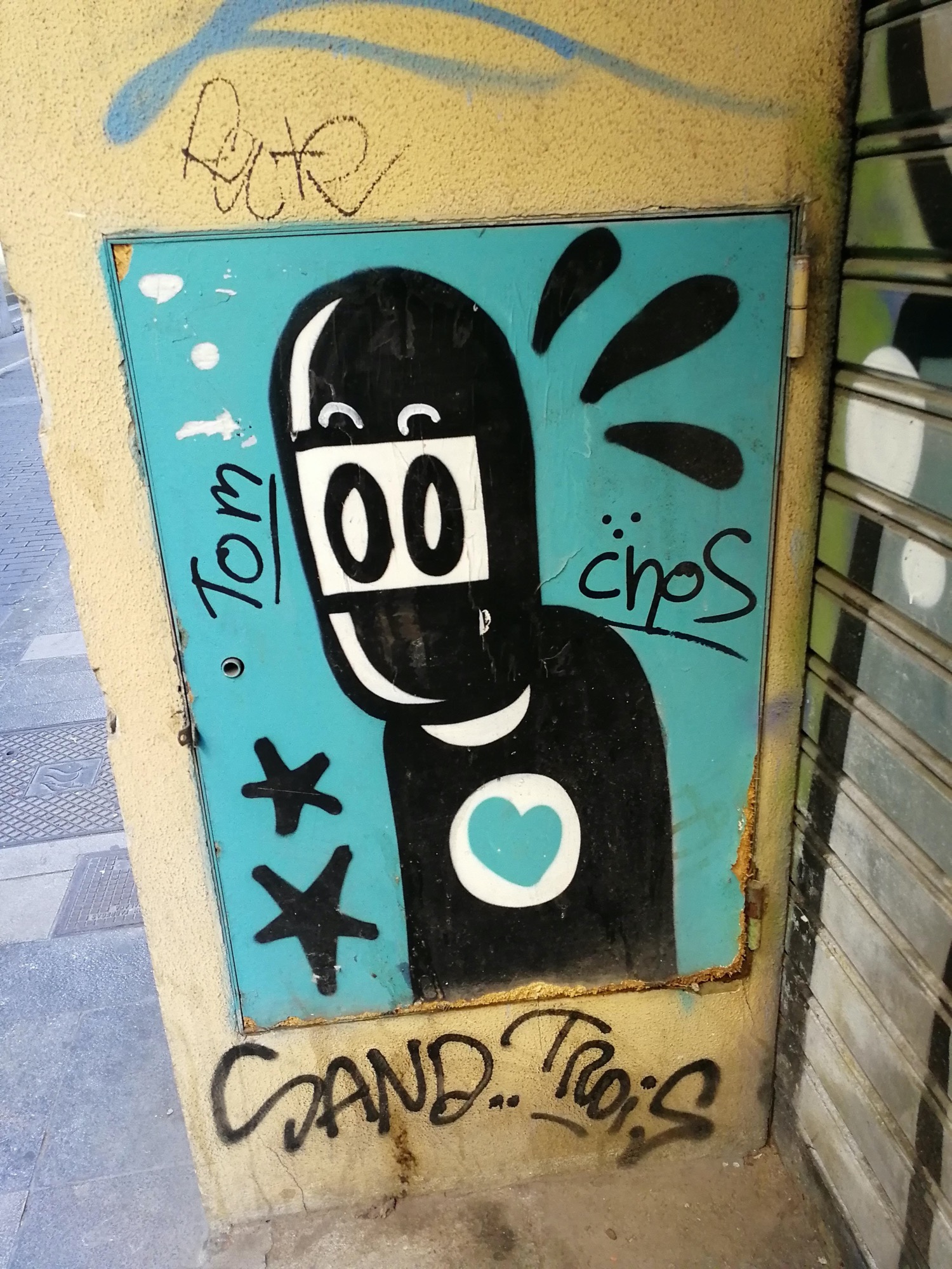 Graffiti 3298  de David de Limon capturé par Rabot à València Spain
