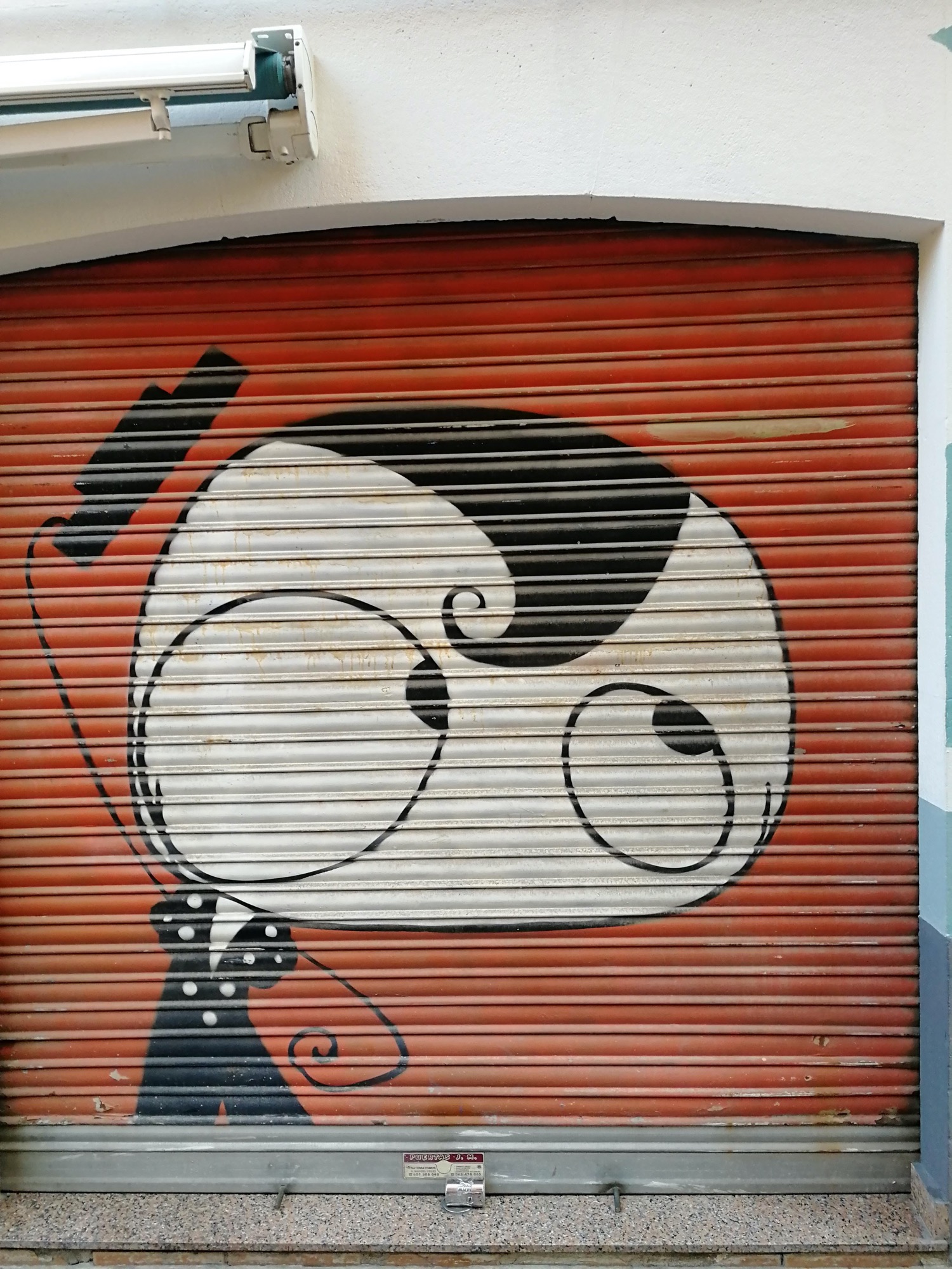 Graffiti 3333  captured by Rabot in València Spain