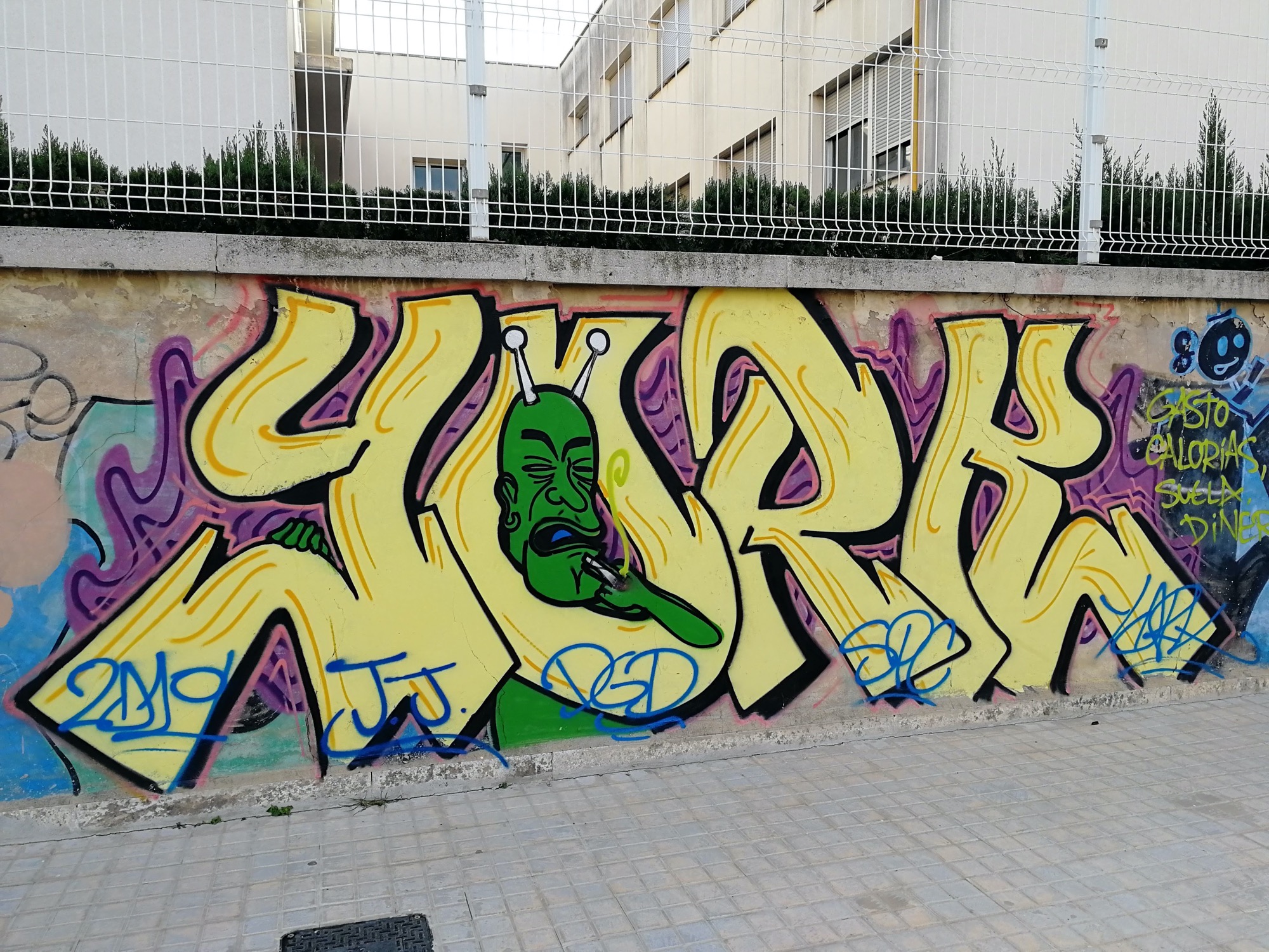 Graffiti 3407  captured by Rabot in València Spain