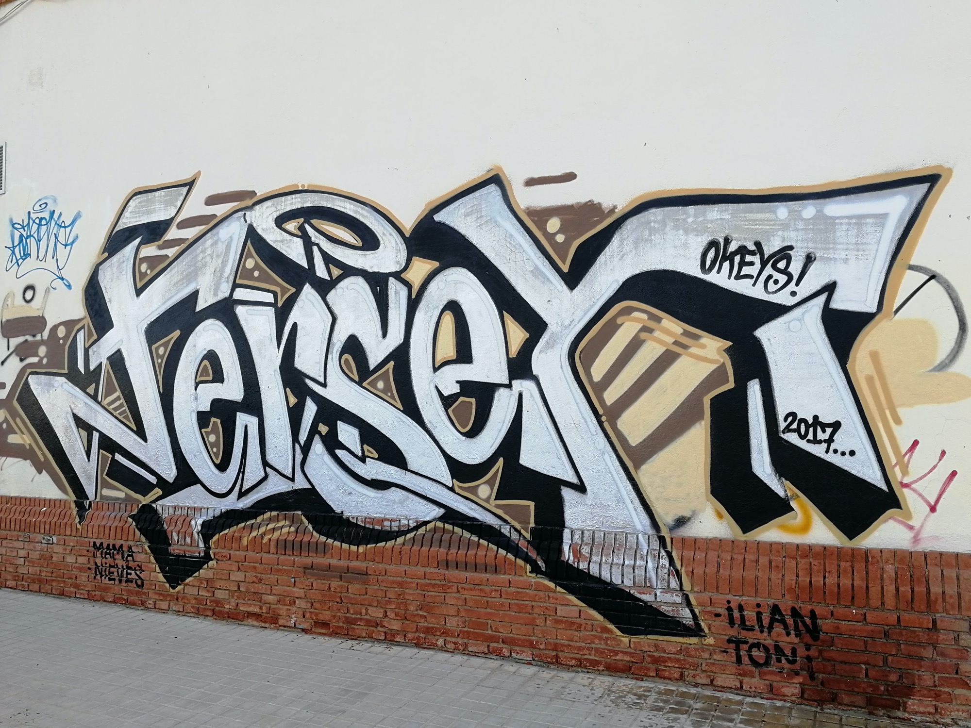 Graffiti 3411  capturé par Rabot à València Spain