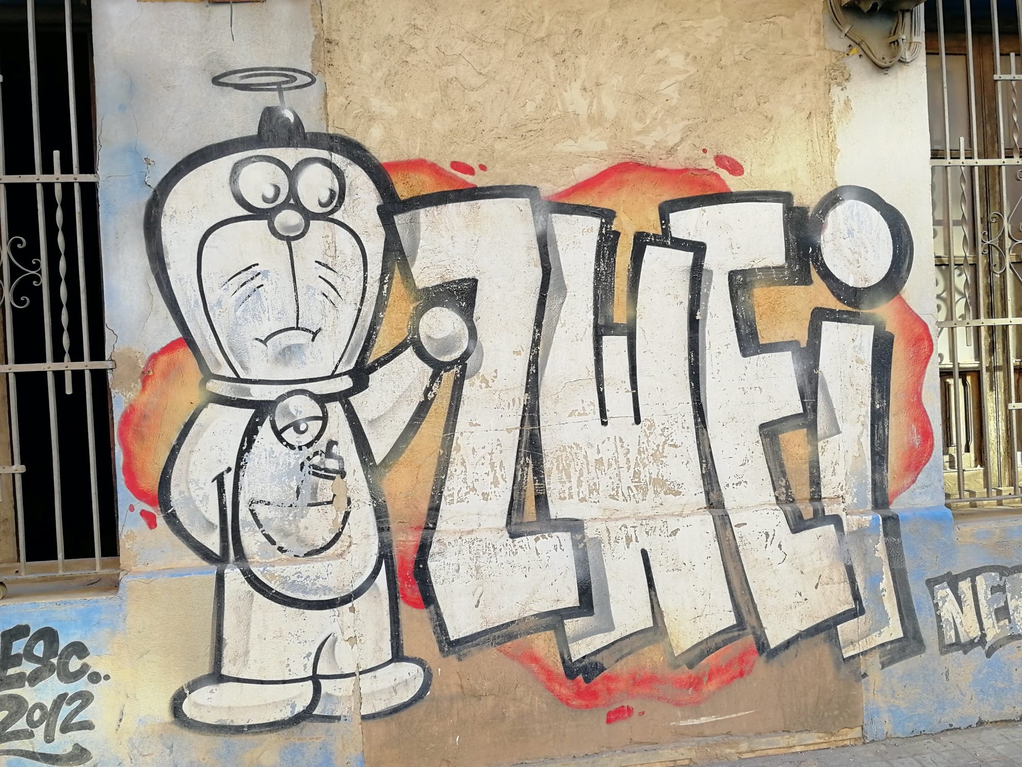 Graffiti 3417  captured by Rabot in València Spain