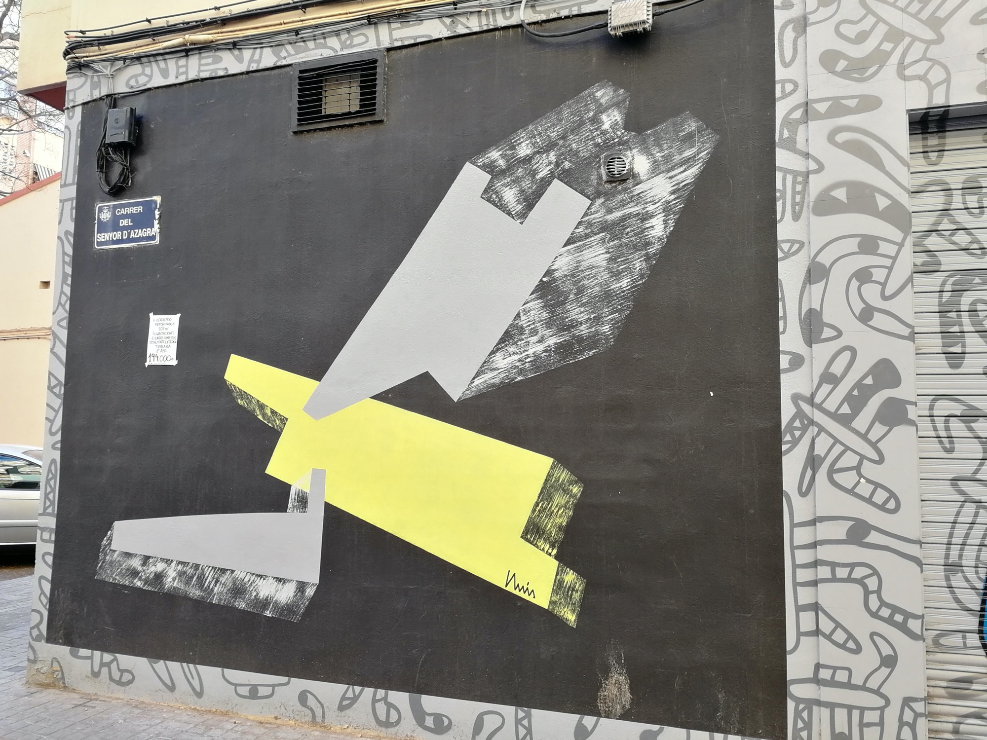 Graffiti 3552  capturé par Rabot à València Spain