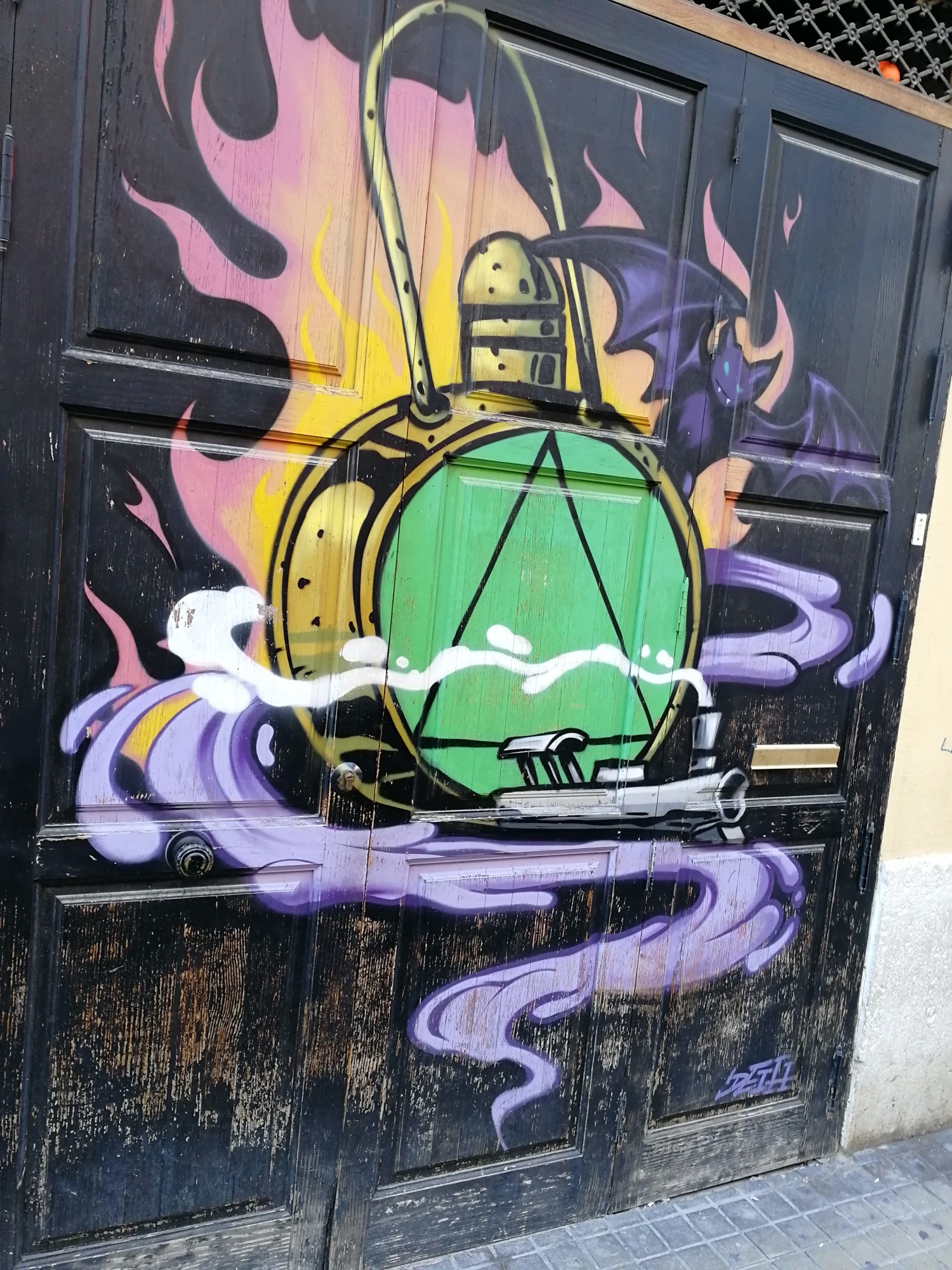 Graffiti 3596  capturé par Rabot à València Spain