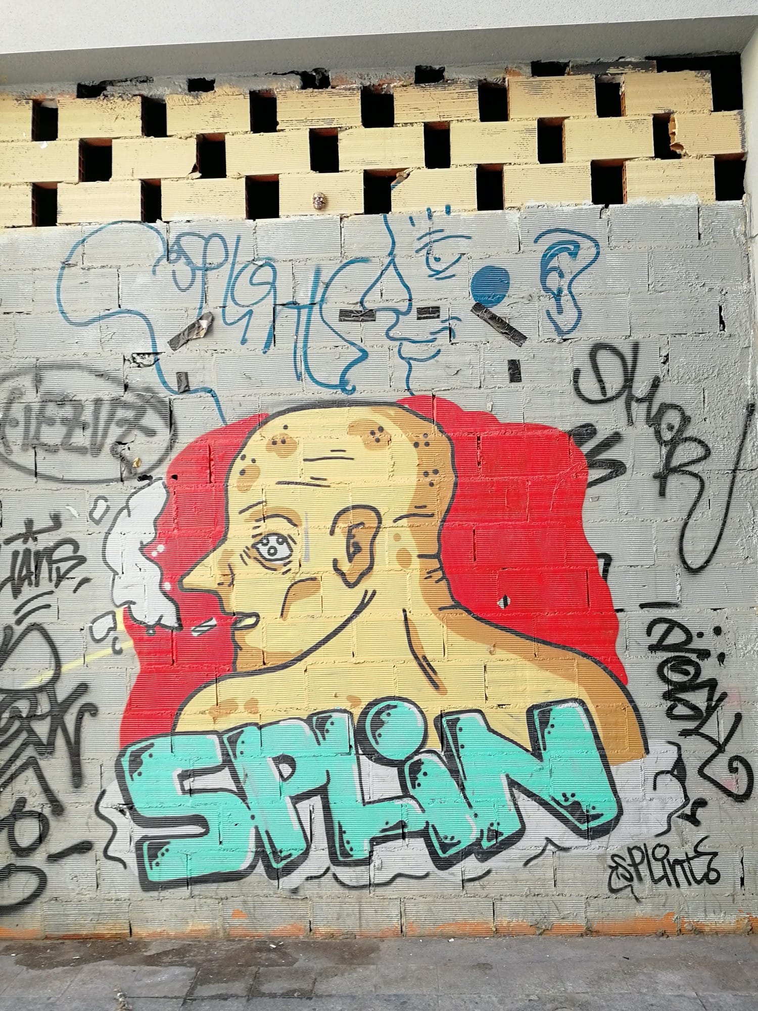 Graffiti 3608  capturé par Rabot à València Spain