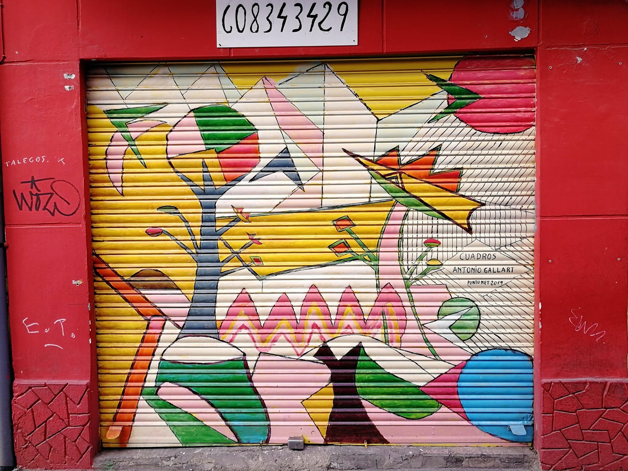 Graffiti 3636  capturé par Rabot à València Spain