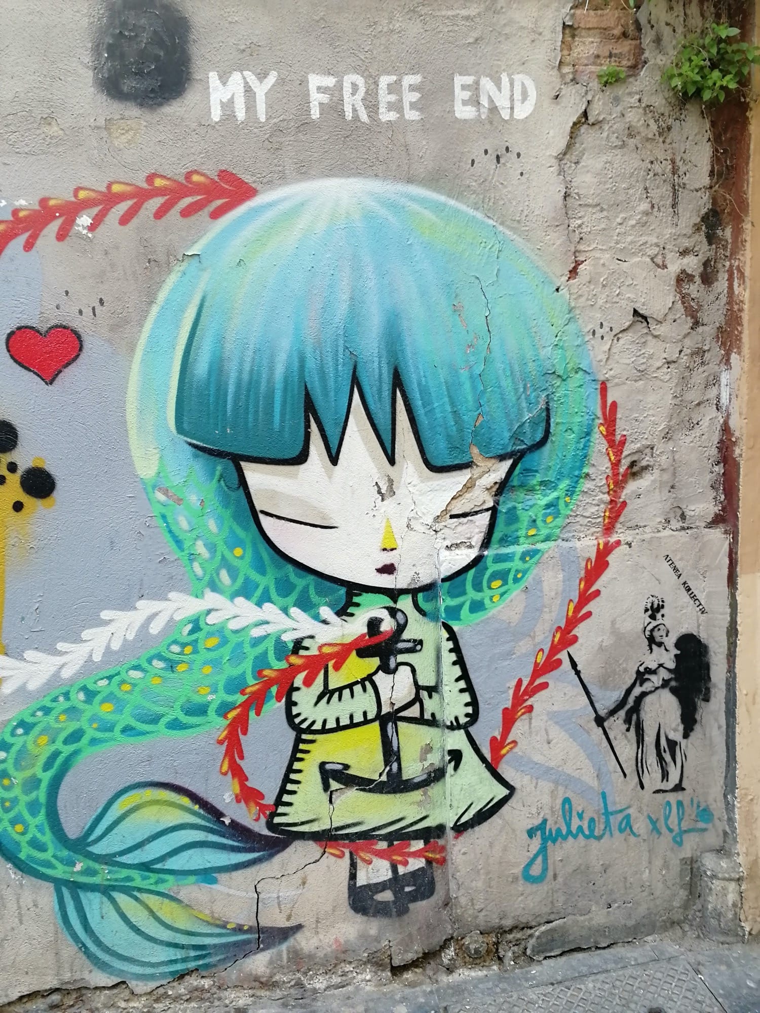 Graffiti 3699  by the artist Julieta xlf captured by Rabot in València Spain