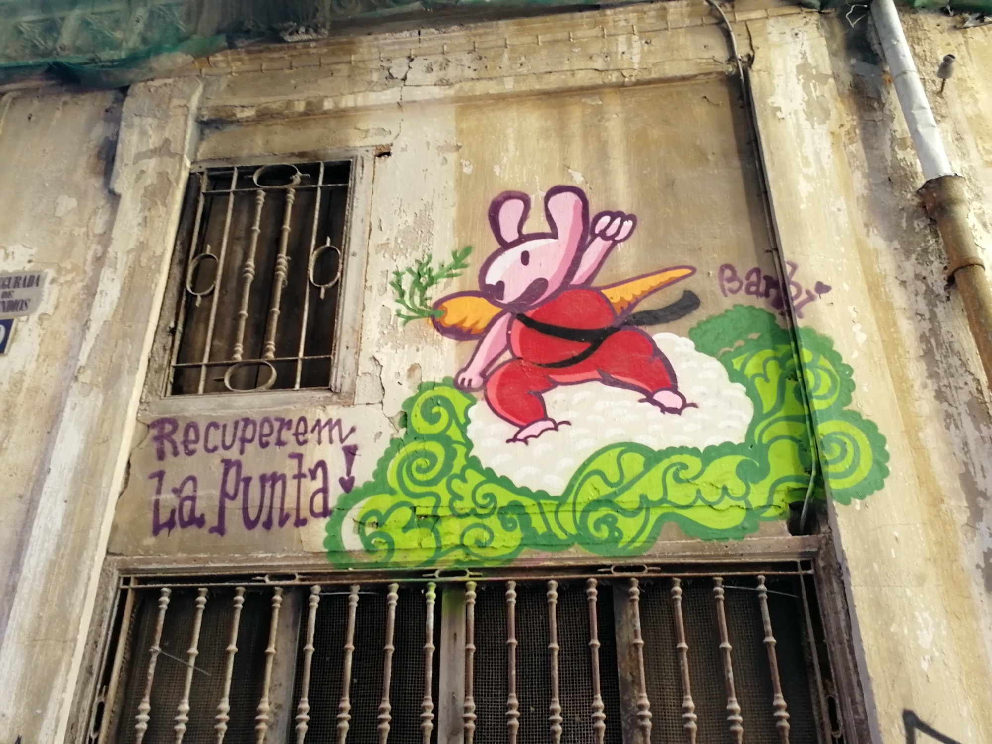 Graffiti 3717  de Barbi capturé par Rabot à València Spain