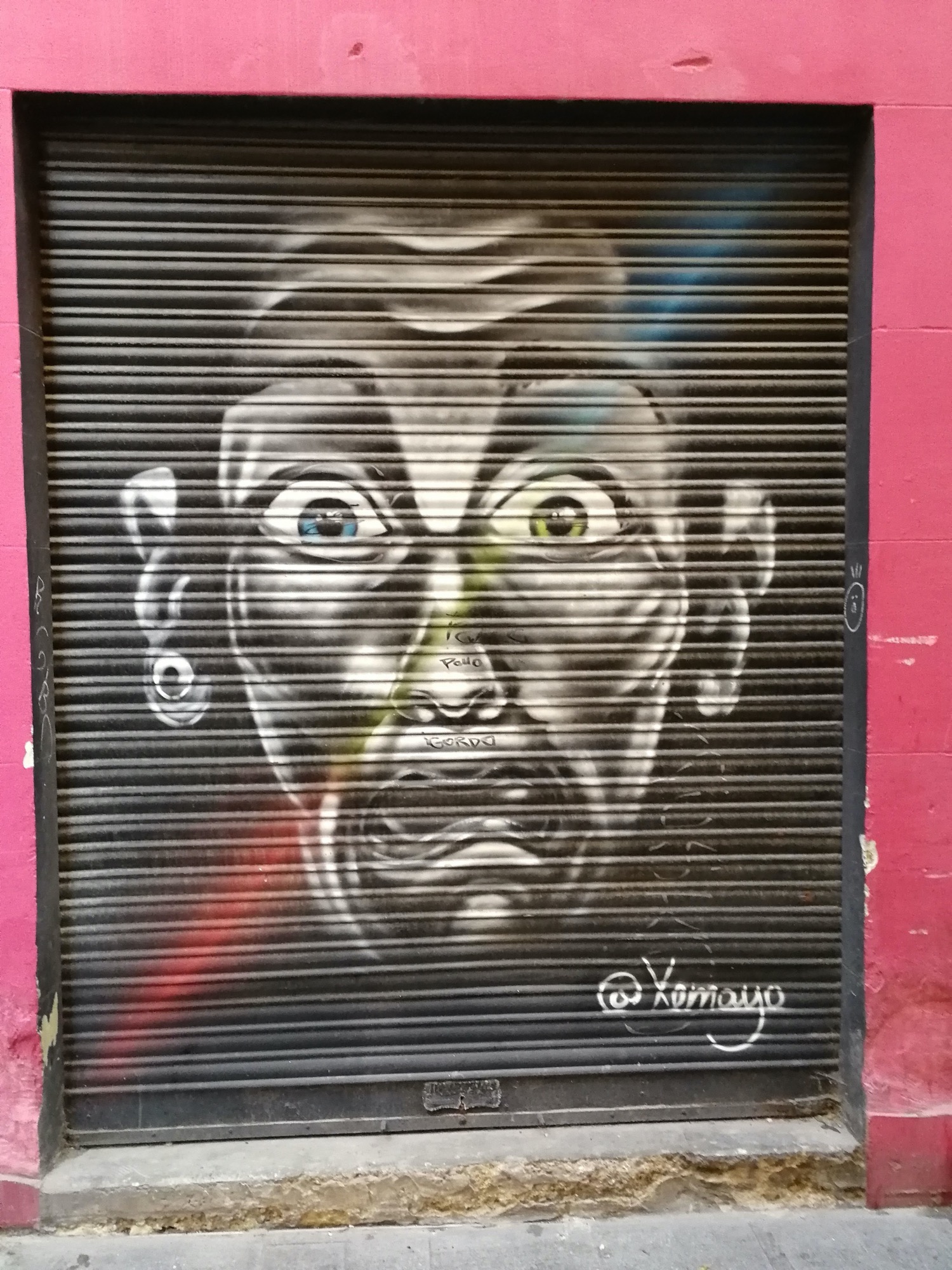 Graffiti 3758  de Xemayo capturé par Rabot à València Spain