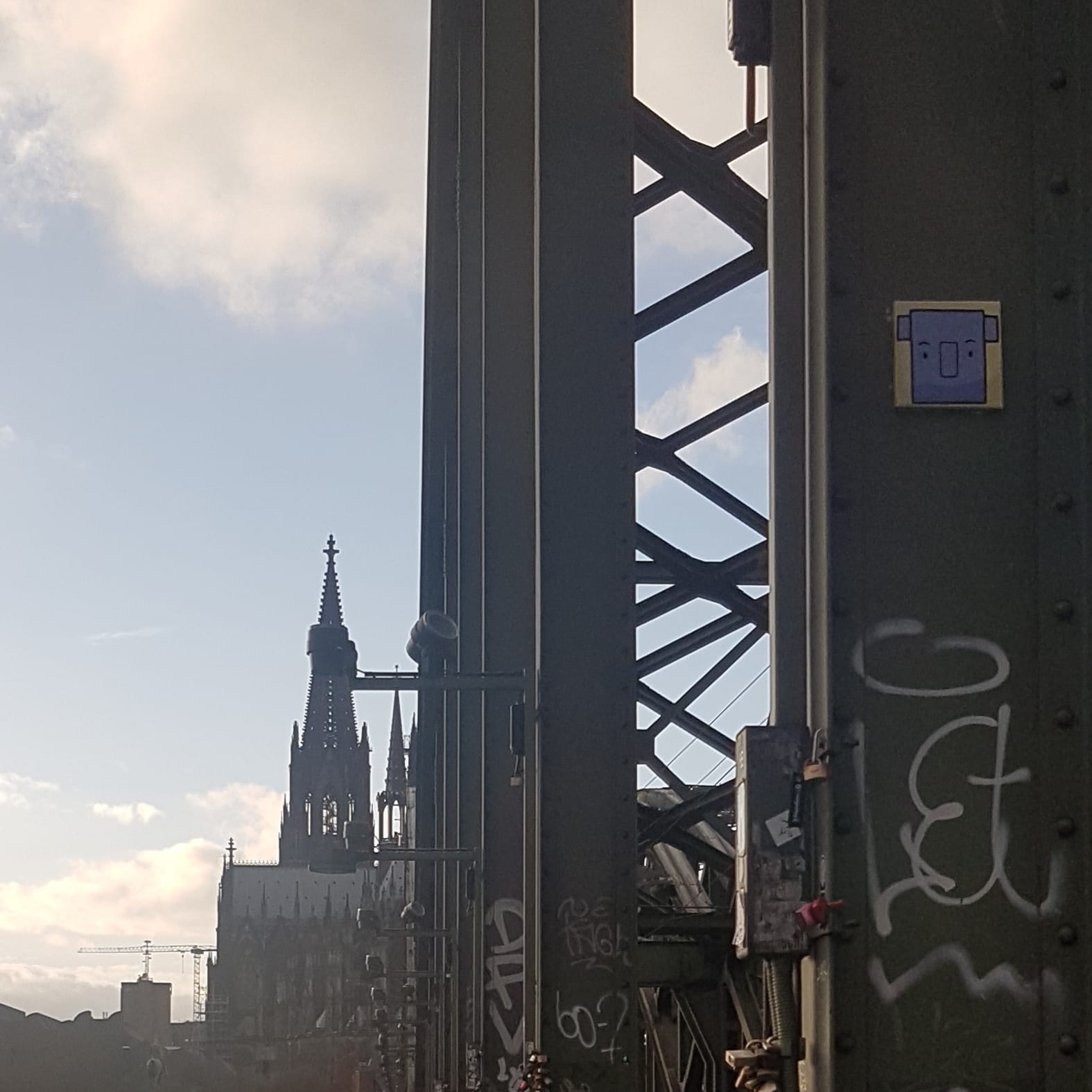 Sticking 3803 Welcome to cologne by the artist ROKA in Cologne Germany
