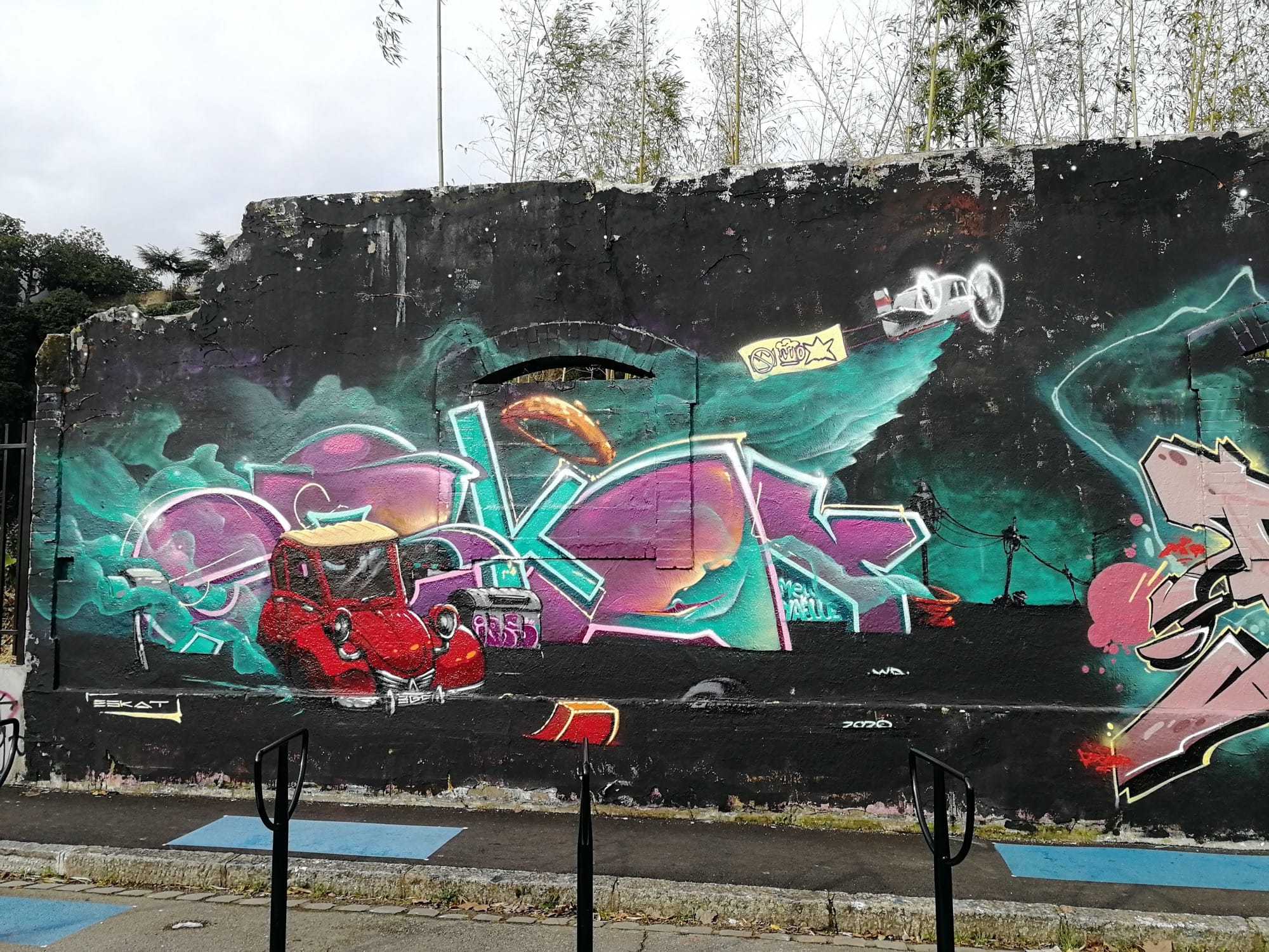 Graffiti 4026  capturé par Rabot à Nantes France