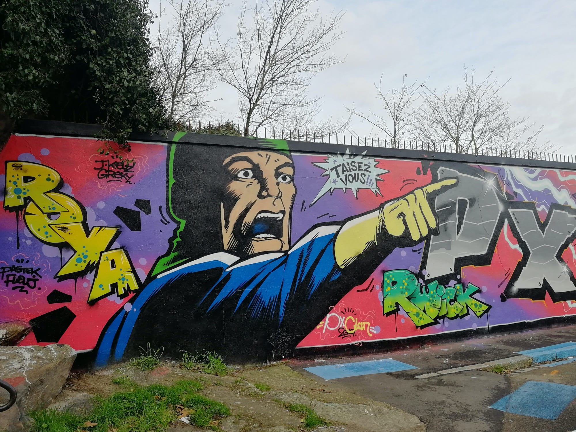 Graffiti 4031  capturé par Rabot à Nantes France